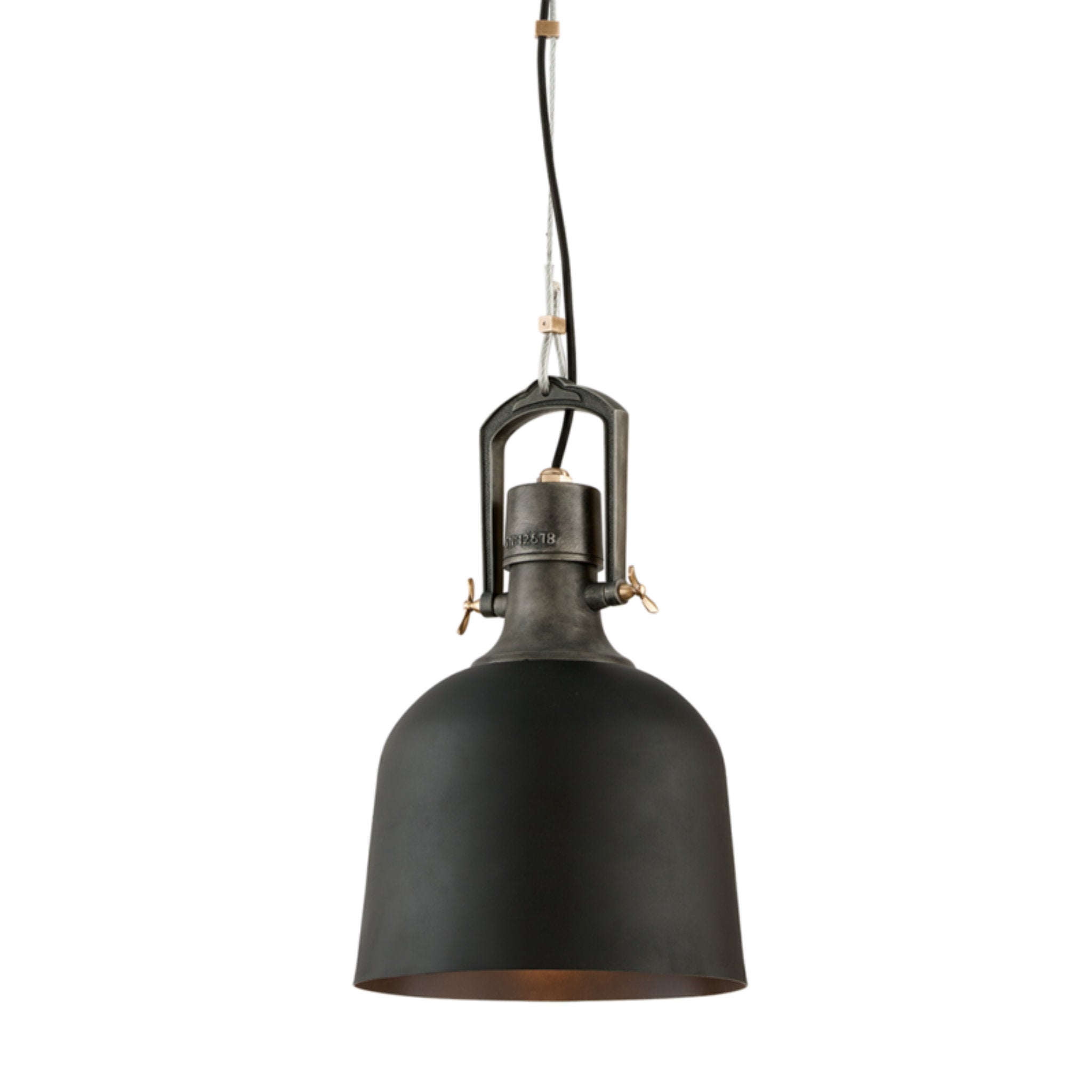 Hangar 31 Pendant 1-Light LED in Soft Black 11.75L x 11.75W x 18.75H