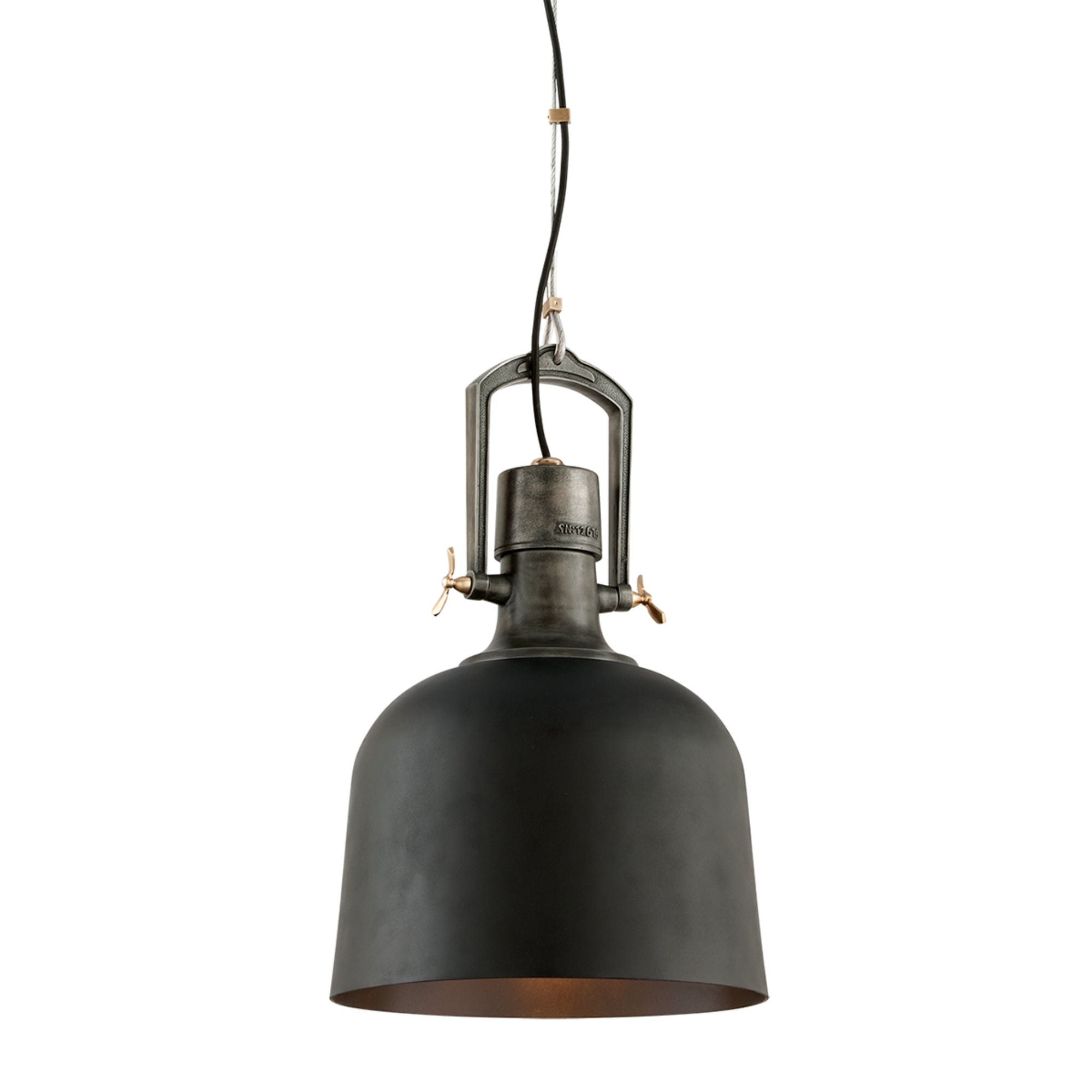 Hangar 31 Pendant 1-Light LED in Soft Black 15.5L x 15.5W x 23H