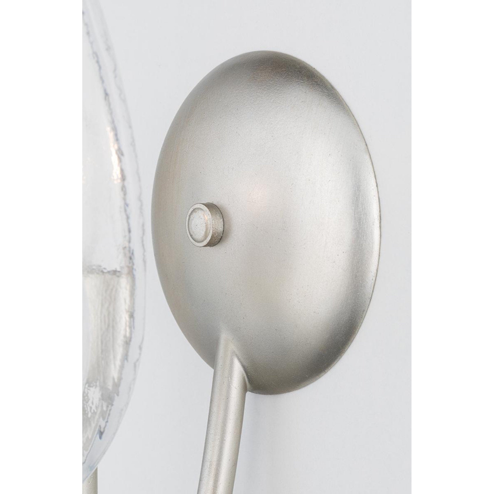 Blossom 1-Light Wall Sconce in Silver Leaf 6.25L x 6.25W x 16H