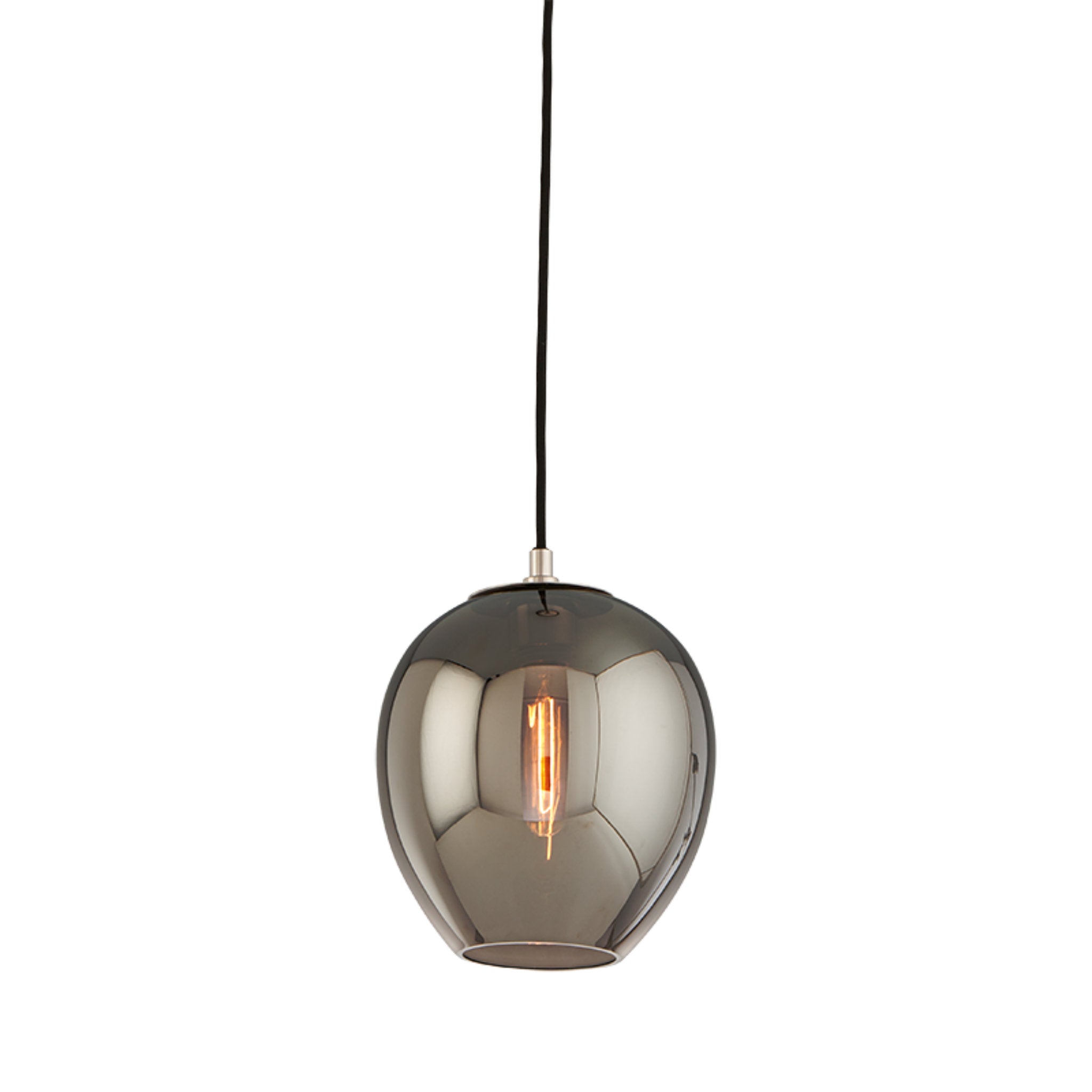 Odyssey 1-Light Pendant in Texture Black 9W x 12.5H