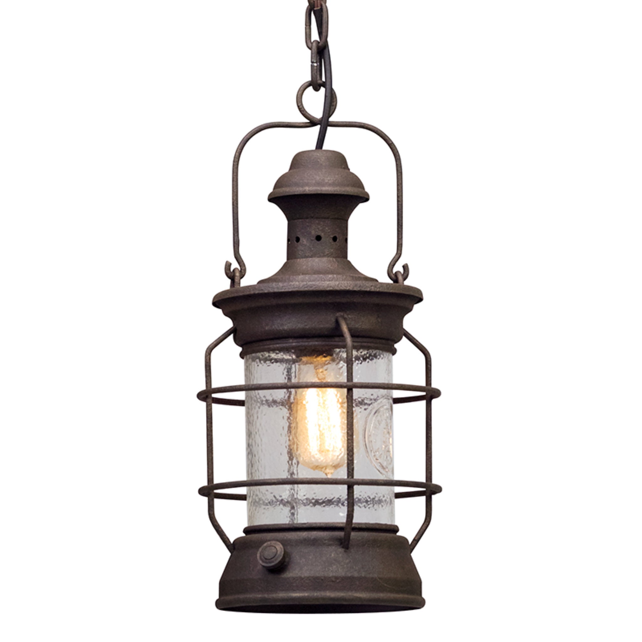 Atkins 1-Light Exterior Lantern in Heritage Bronze 8W x 17.5H