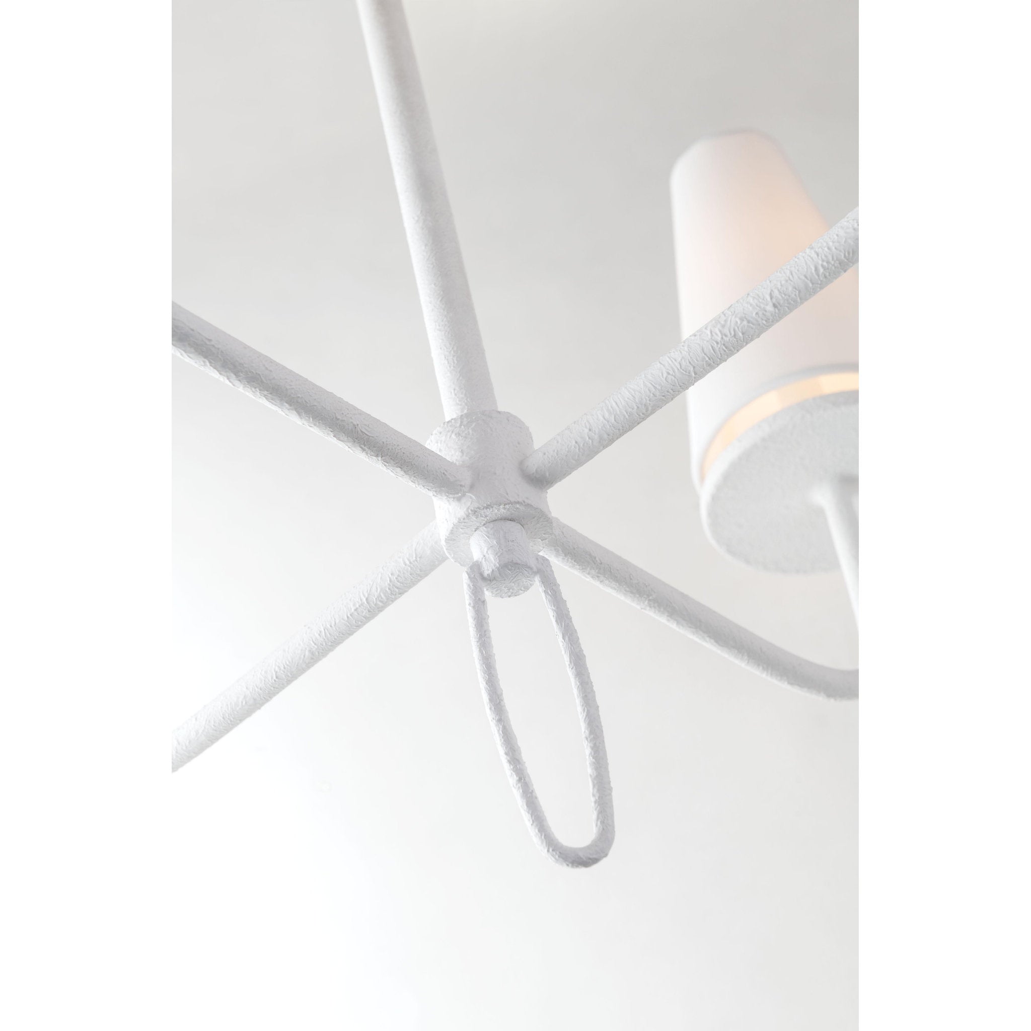 Marcel Wall Sconce 1-Light LED in Gesso White 5.5L x 5.5W x 14.25H