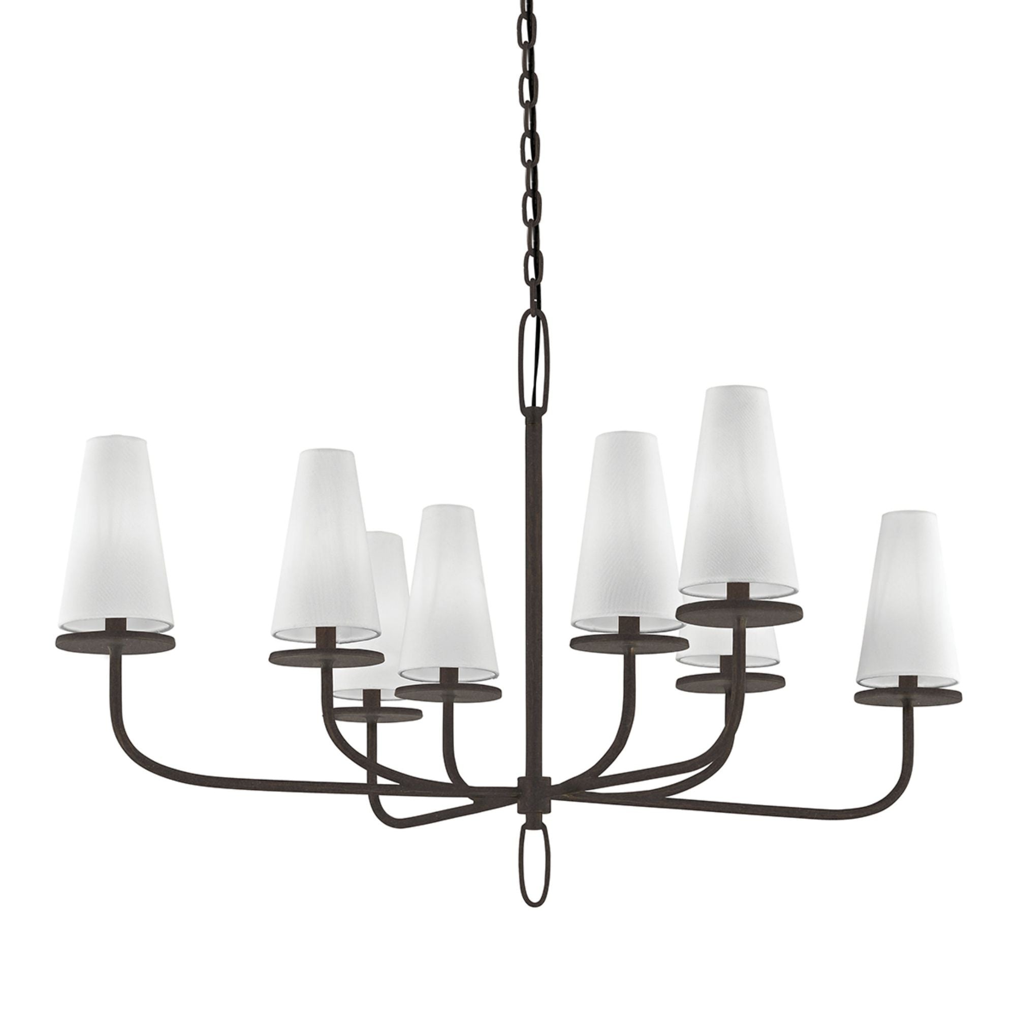 Marcel Chandelier 8-Light LED in Textured Bronze 43.25L x 43.25W x 29H