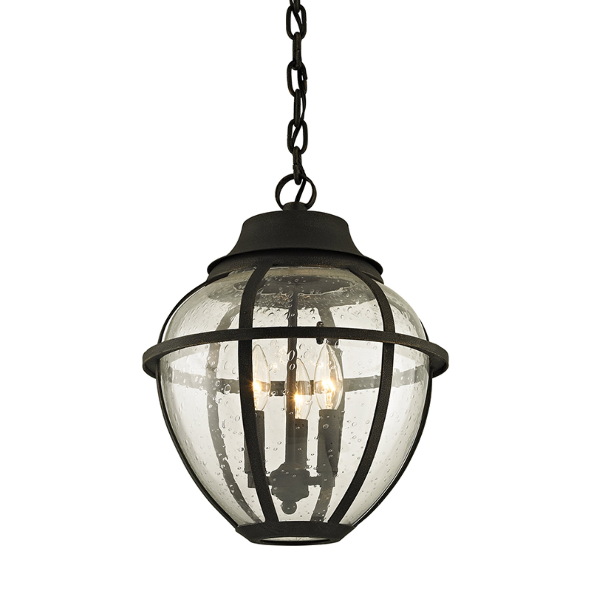 Bunker Hill Lantern 3-Light Outdoor LED in Vintage Bronze 13L x 13W x 16H