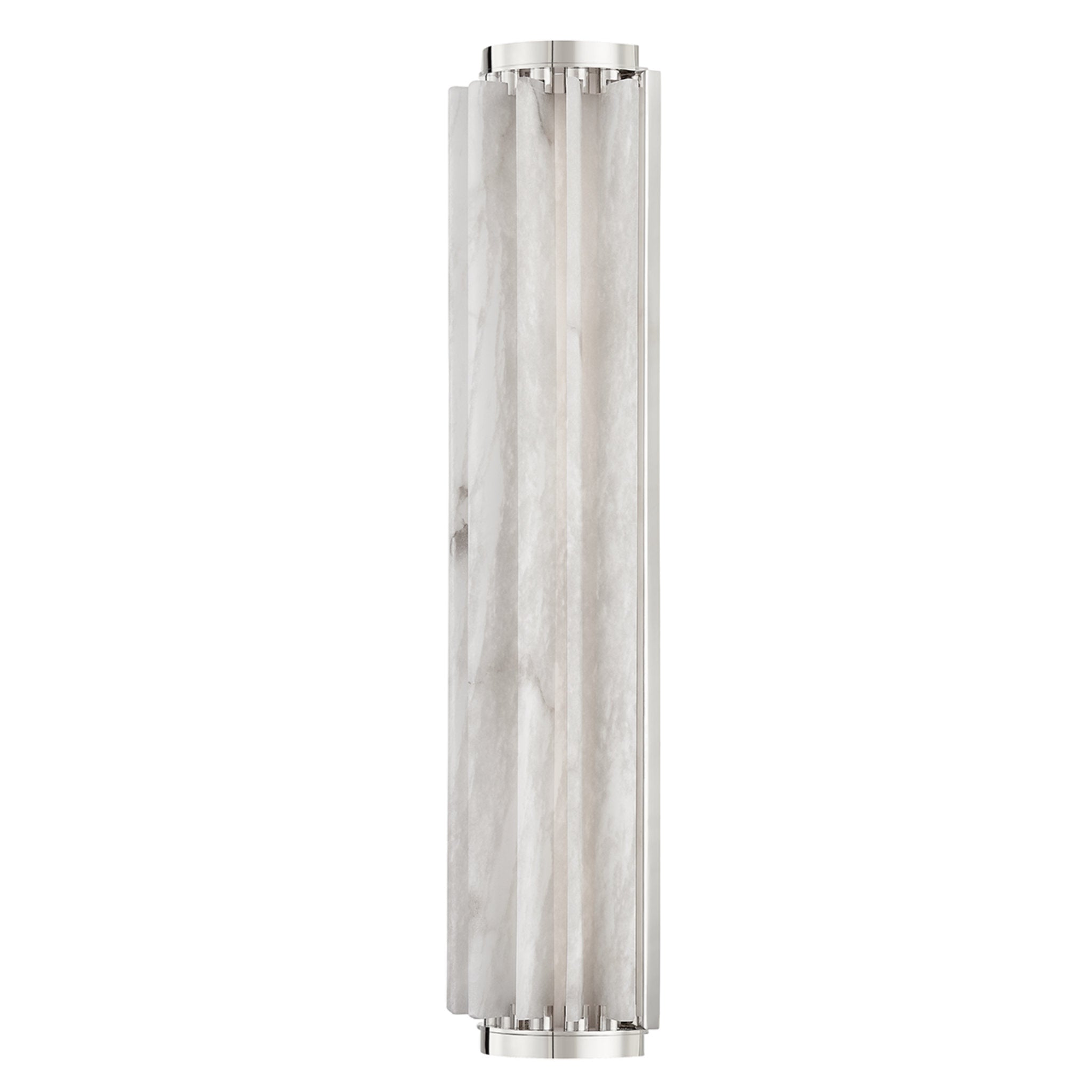 Hillside 1-Light Wall Sconce in Polished Nickel 6L x 6W x 24.5H