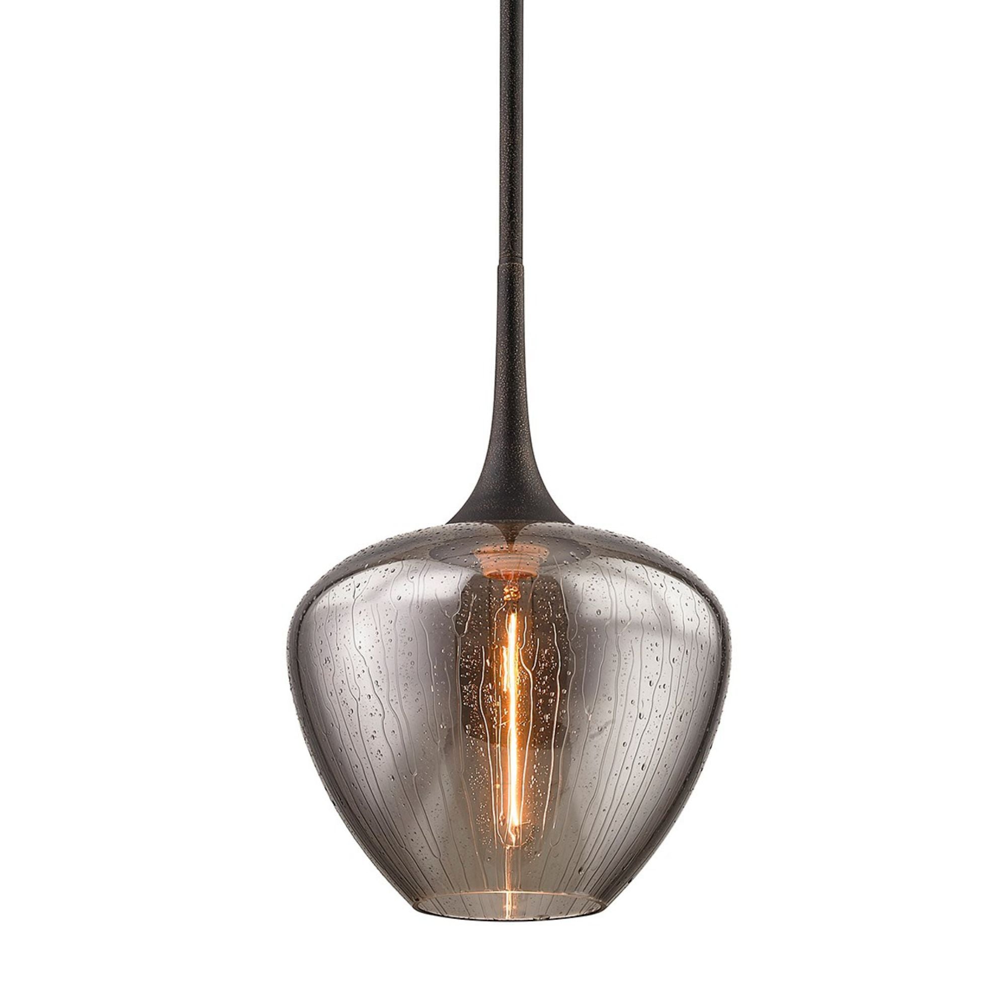 West End 1-Light Pendant in Vintage Bronze 12.5W x 17.5H