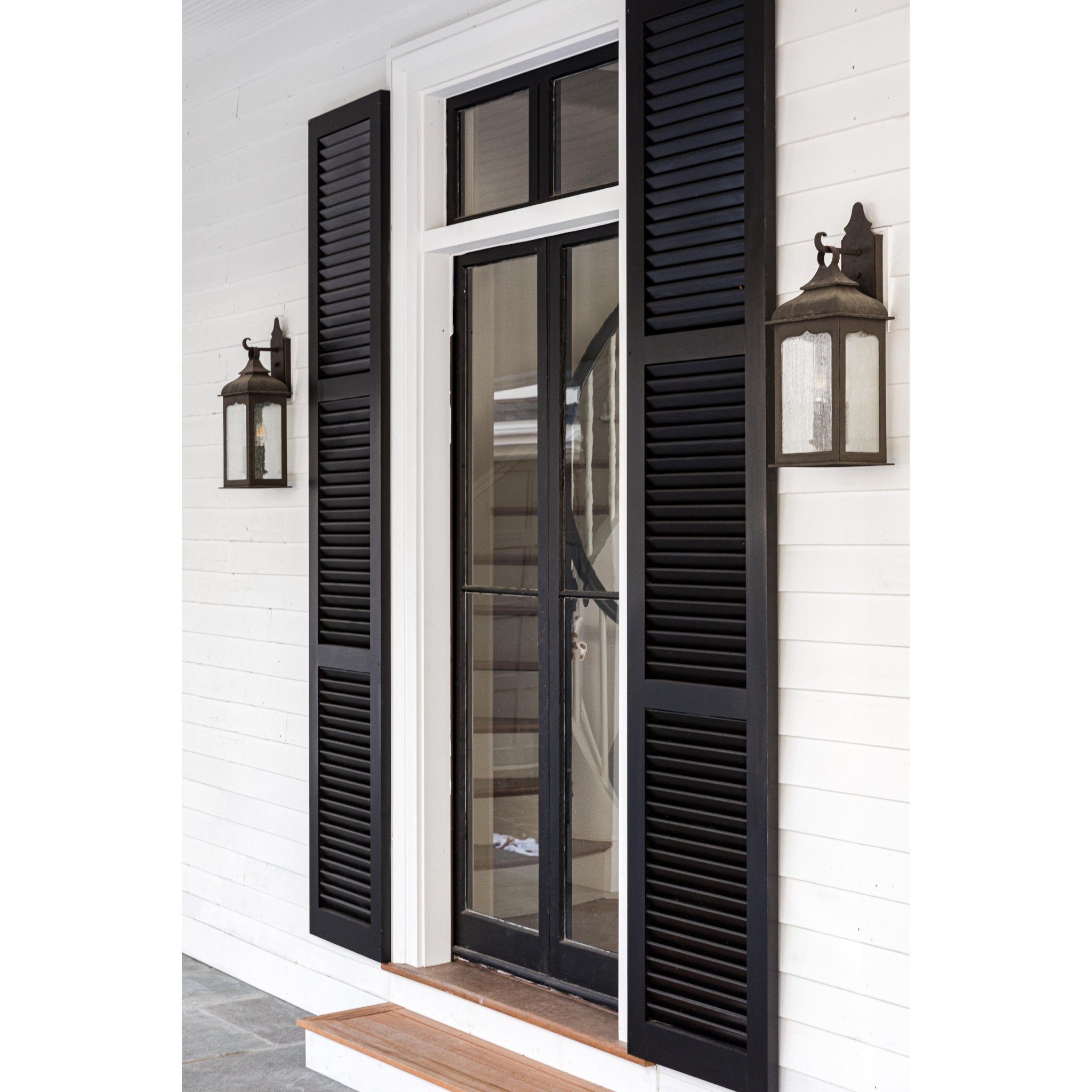 Henry Street Wall Sconce 3-Light Outdoor LED in Textured Bronze 8.5L x 8.5W x 23H