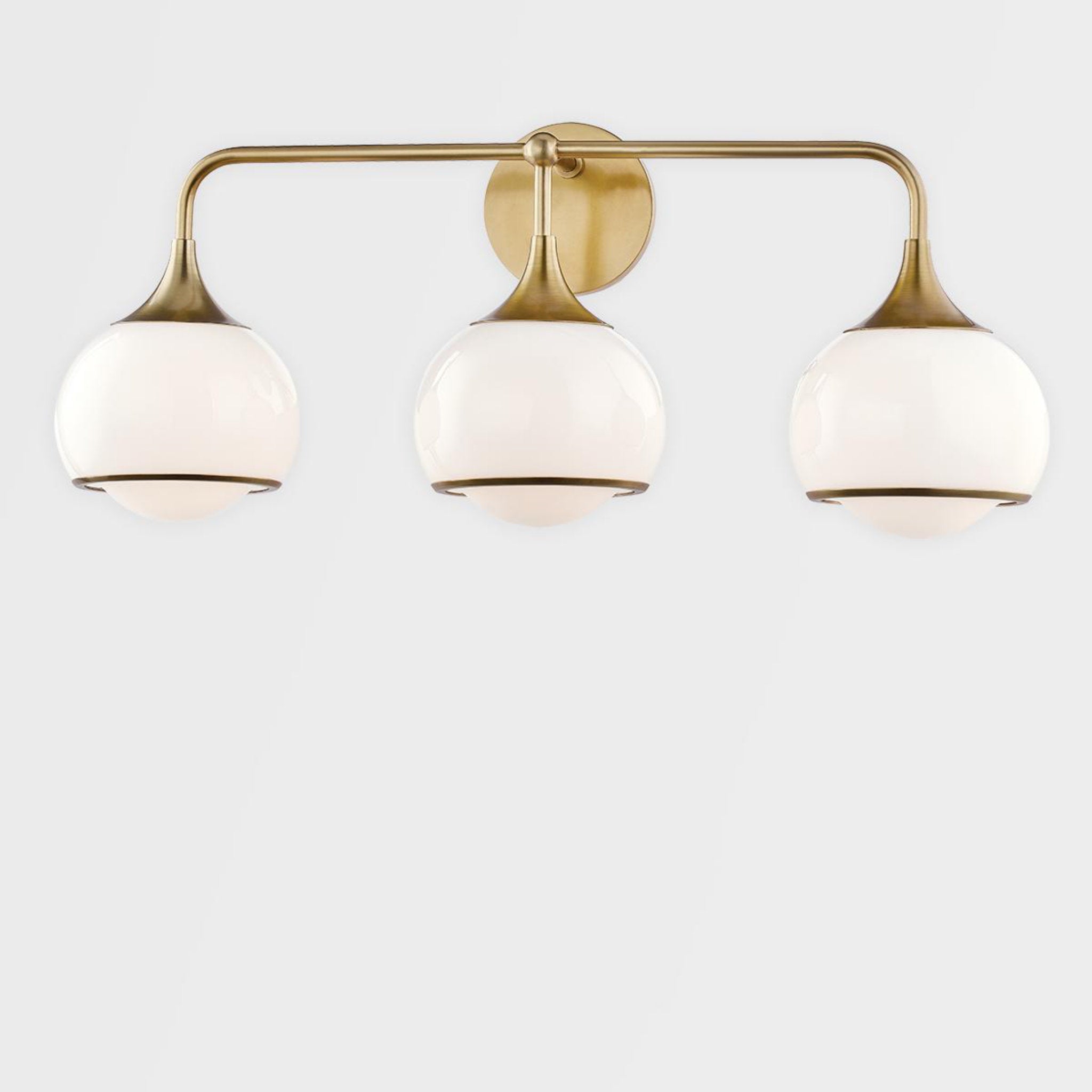 Reese 1-Light Pendant in Aged Brass 5.5L x 10W x 11.5H