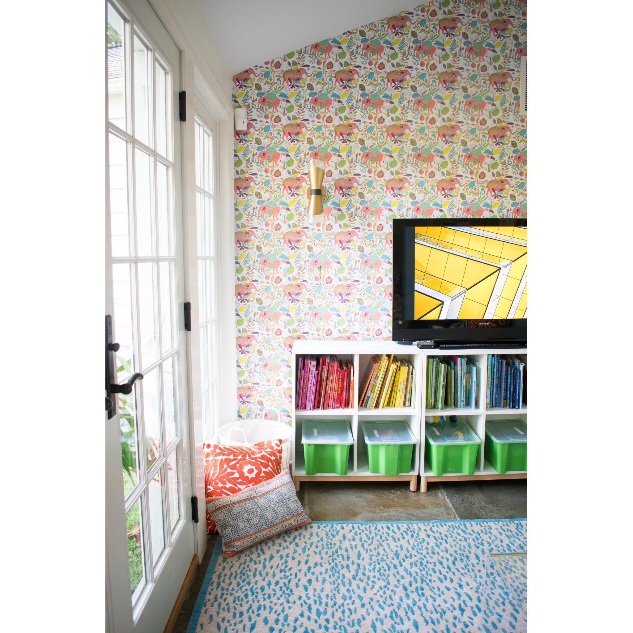 Angie 2-Light Wall Sconce in Aged Brass/Black 4.75L x 4.75W x 15H