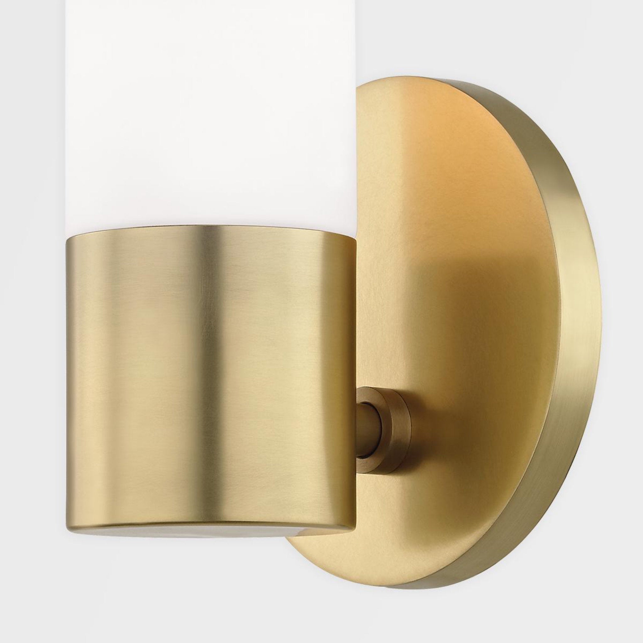 Lola 2-Light Wall Sconce in Aged Brass 4.75L x 4.75W x 13H