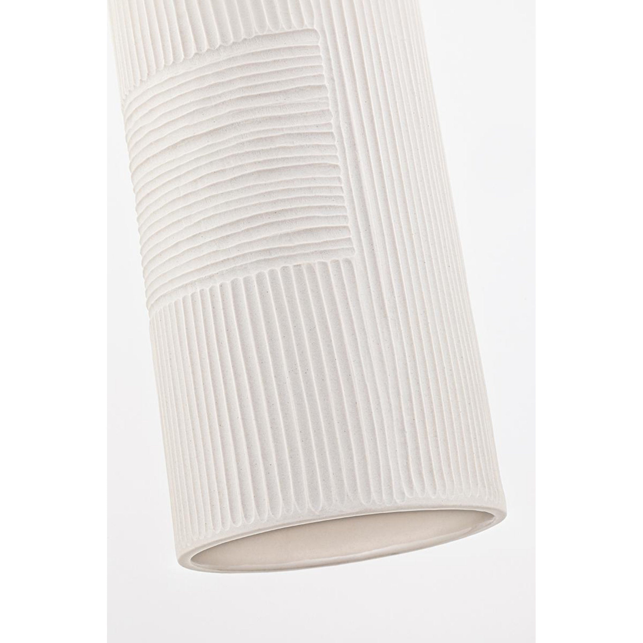 Brookville 1-Light Pendant in Aged Brass/Soft Off White 5L x 5W x 20.75H