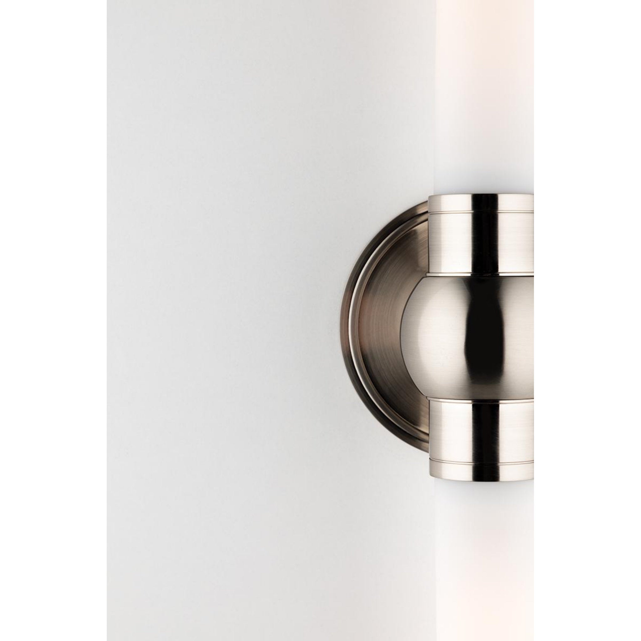 Cornwall 2-Light Bath and Vanity in Polished Nickel 5L x 5W x 25.5H