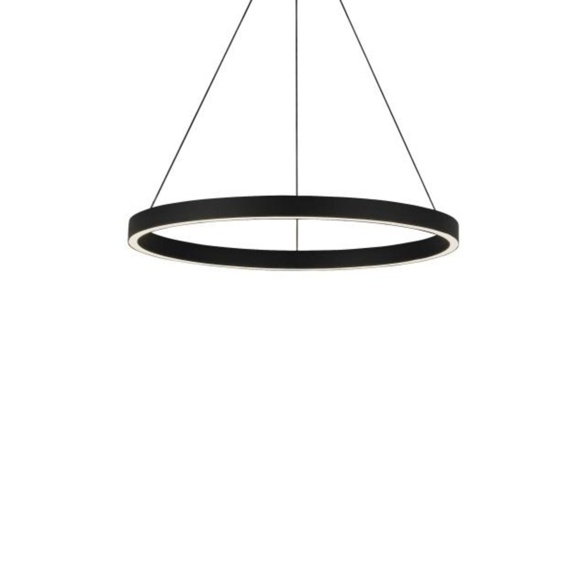 Fiama 24 Suspension Line-Voltage Pendants/Suspension 1-Light LED 3000K Black by Sean Lavin