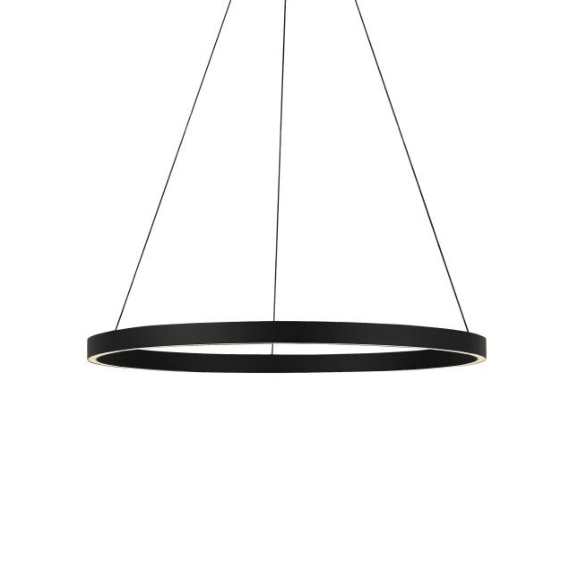 Fiama 30 Suspension Line-Voltage Pendants/Suspension 1-Light LED 3000K Black by Sean Lavin