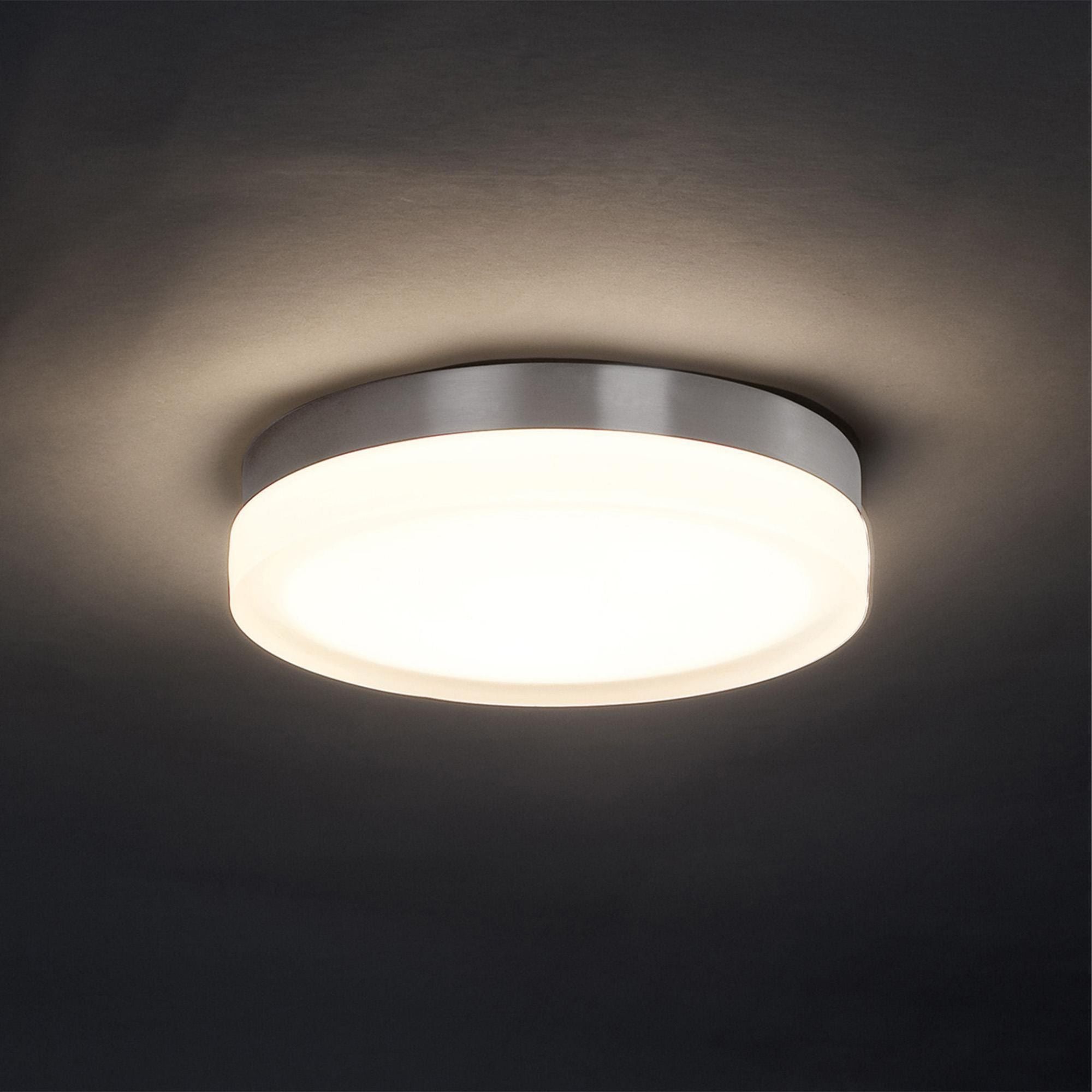 Circa 11in LED Round Flush Mount 2700K in Titanium