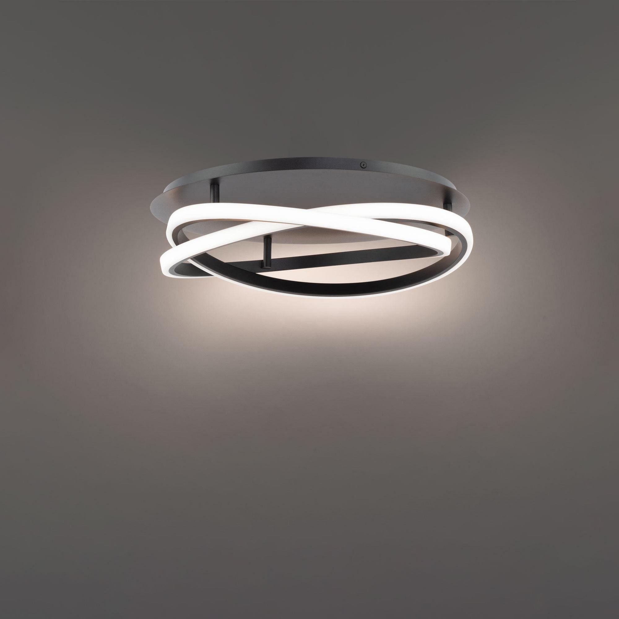 Veloce 18in LED Flush Mount 3000K in Black