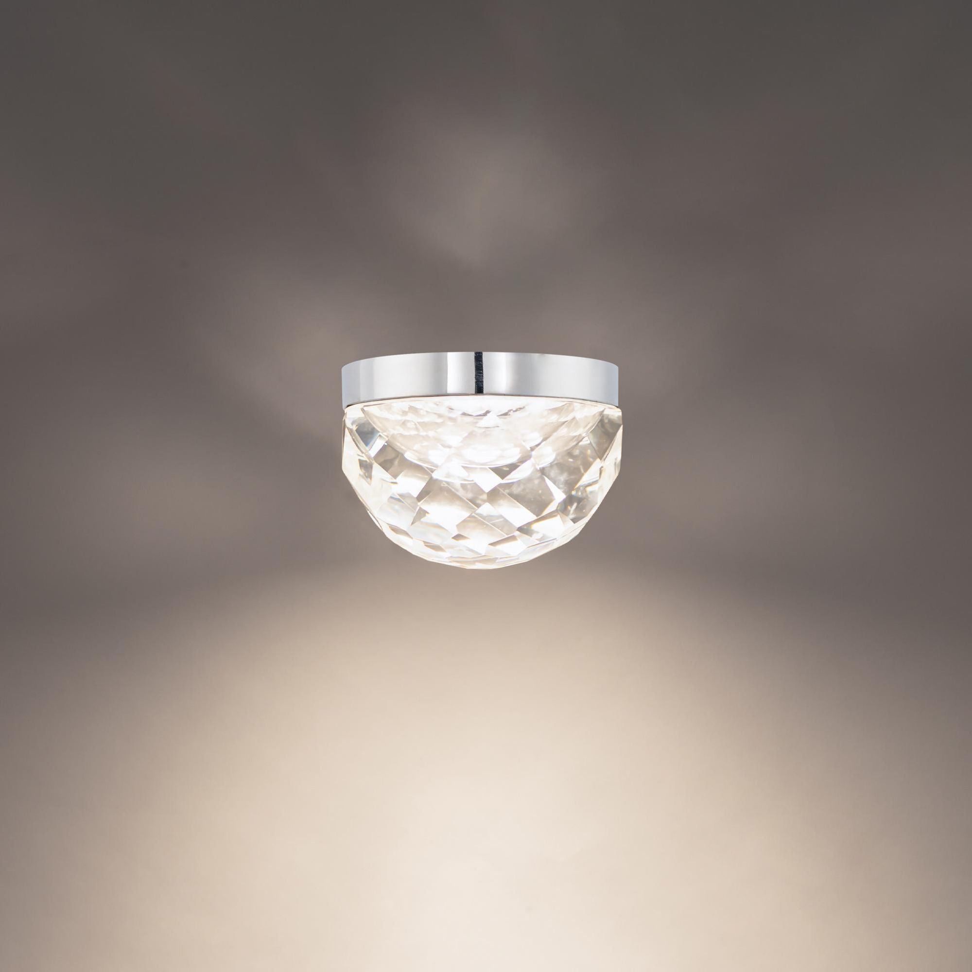 Cascade 6in LED Flush Mount 3000K in Polished Nickel