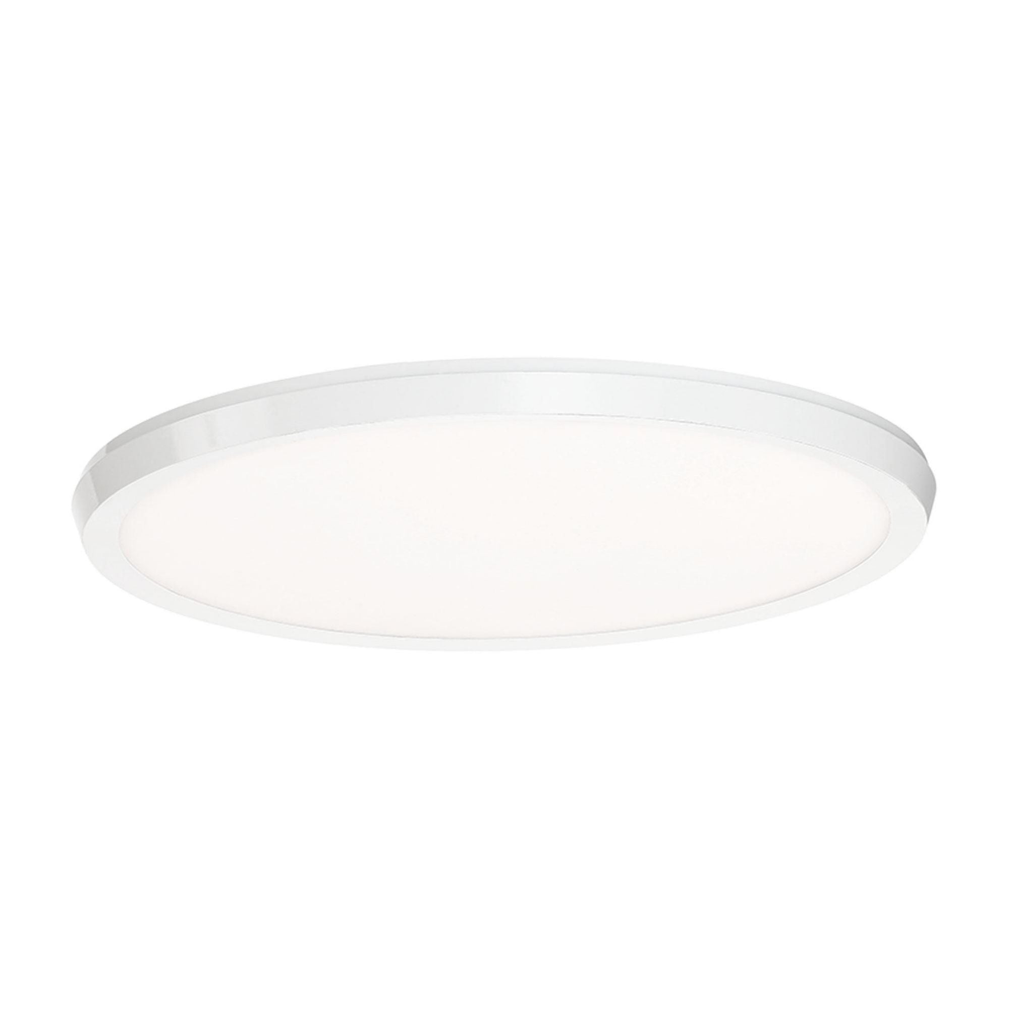 Argo 15in LED Round Flush Mount 3-CCT 2700K-3000K-3500K Set to 3000K in White