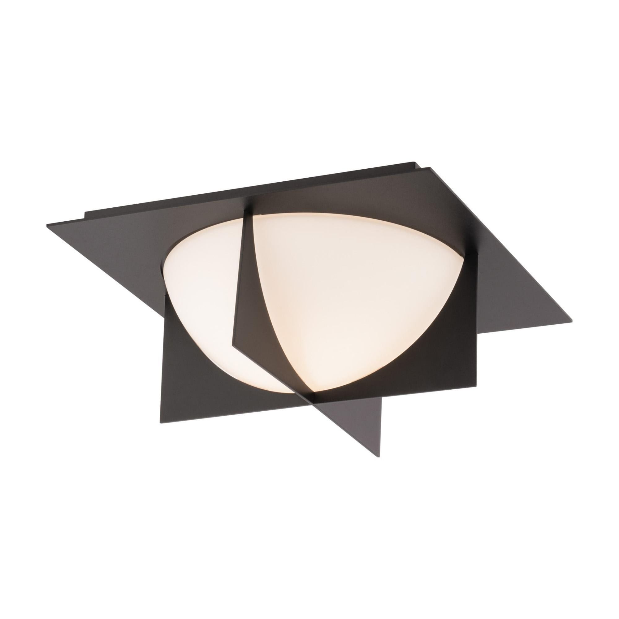 Echelon 14in LED Flush Mount 3000K in Black