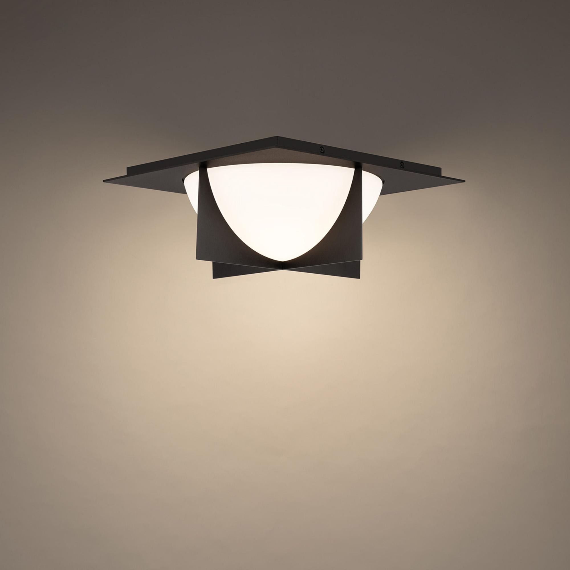 Echelon 14in LED Flush Mount 3000K in Black