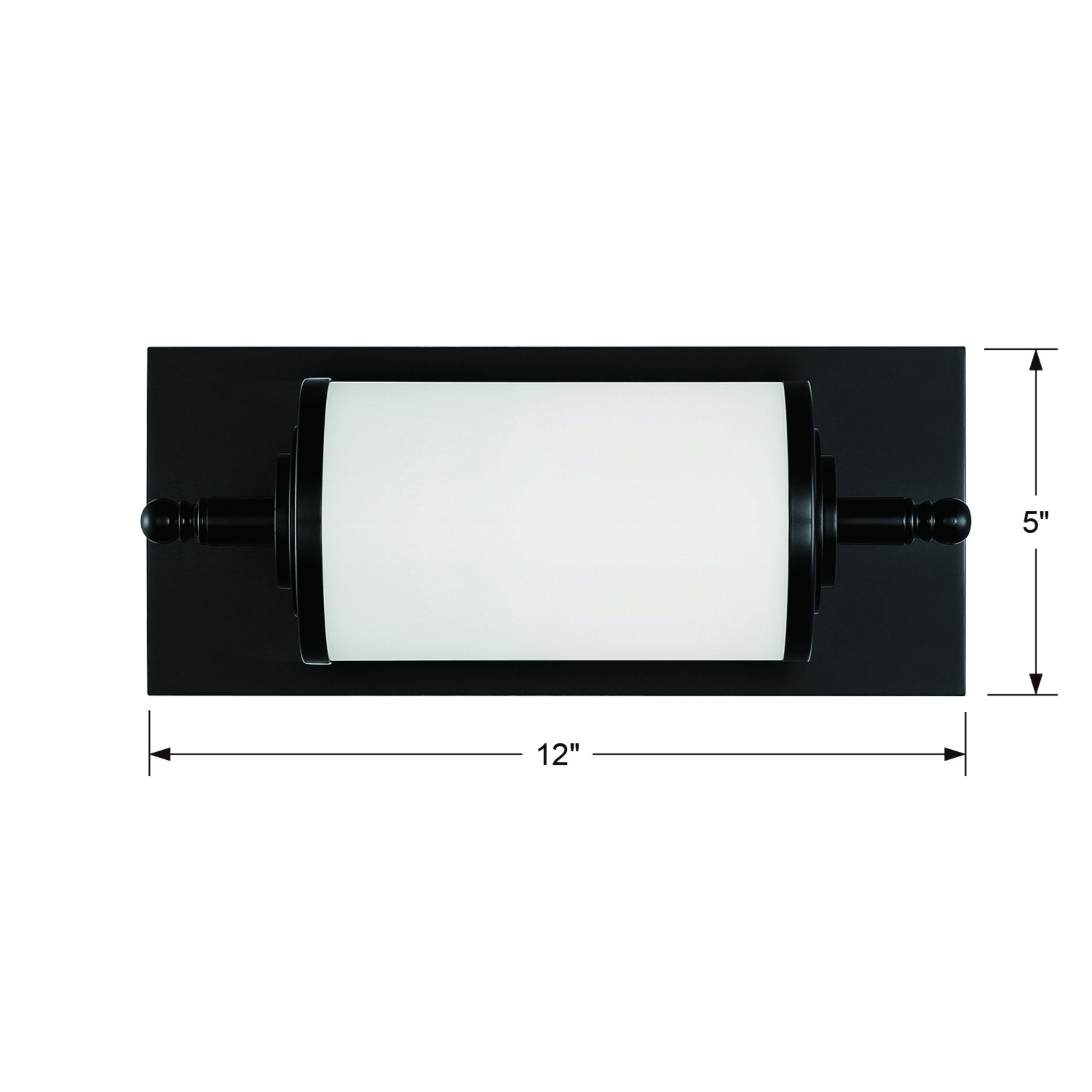 Foster 5'' LED Matte Black Sconce Black 5"W x 12"H x 6"D