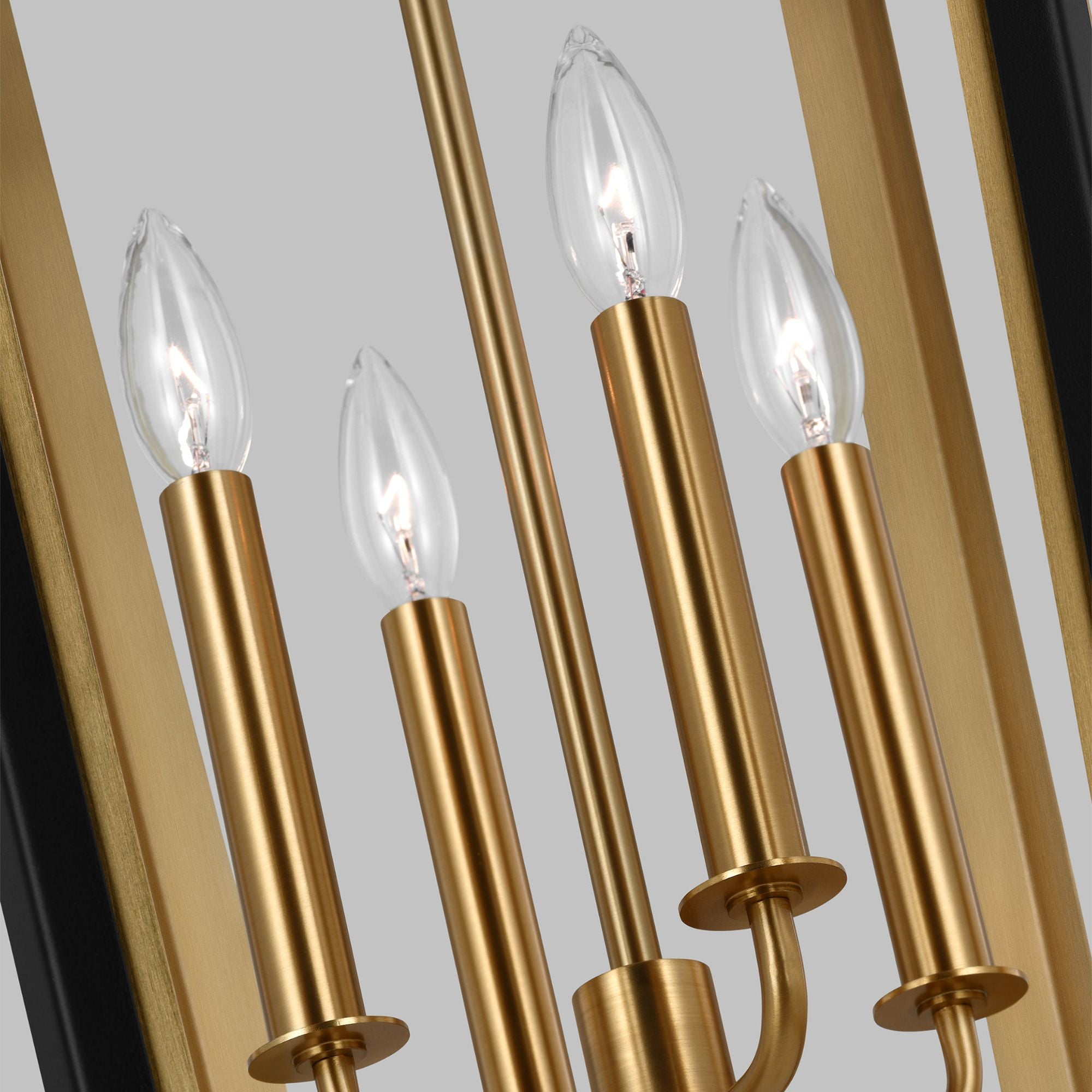 Alexa Hampton Curt Medium Lantern in Midnight Black