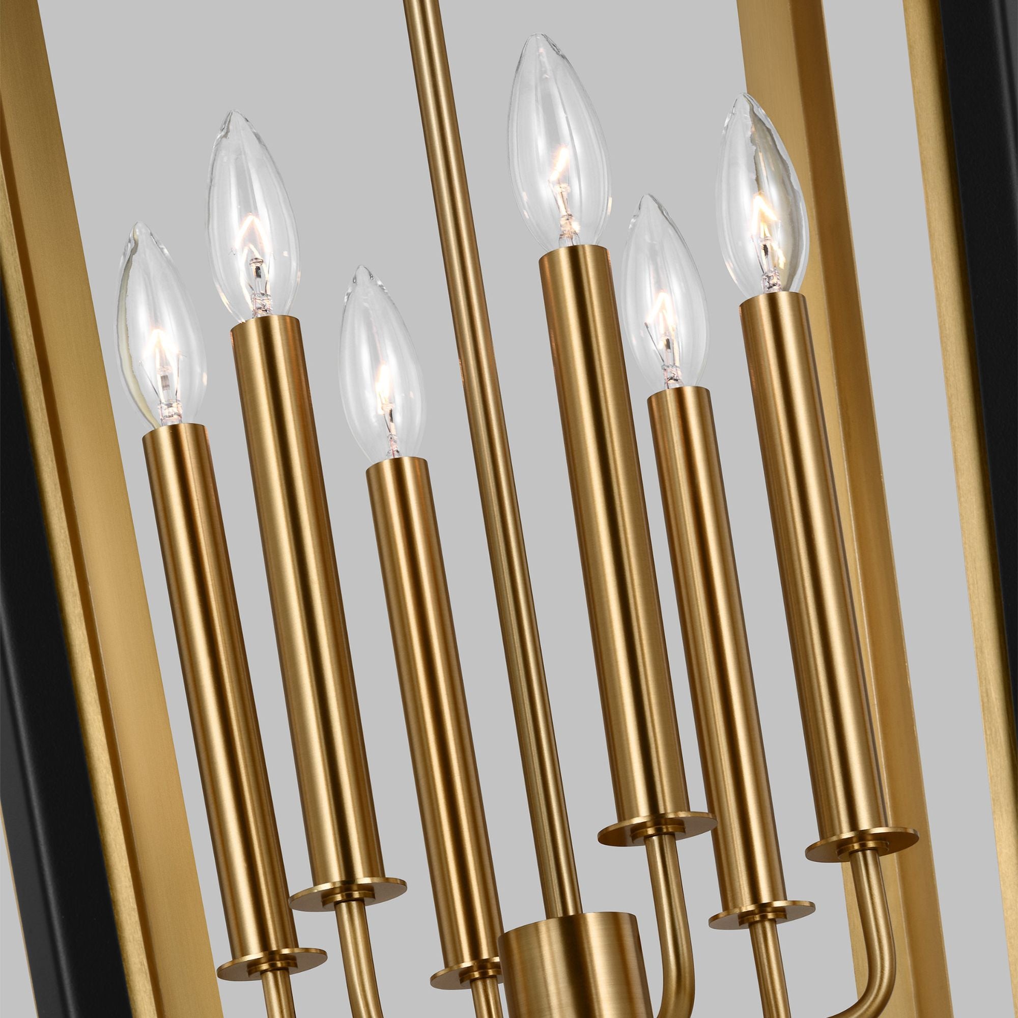 Alexa Hampton Curt Large Lantern in Midnight Black