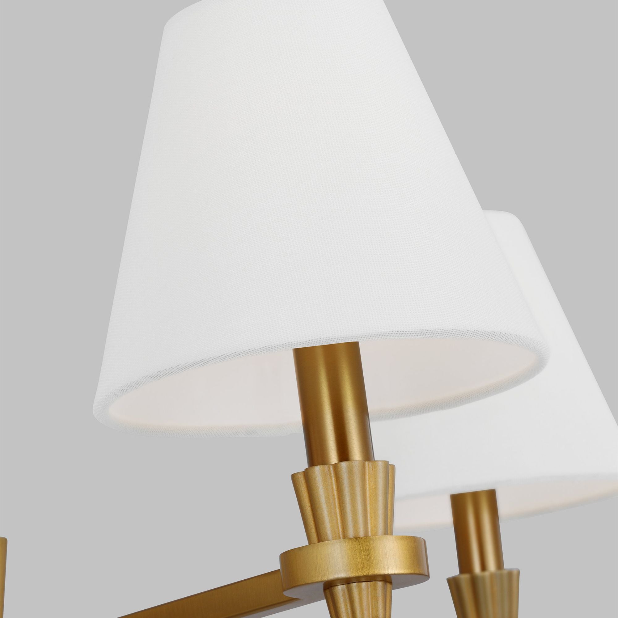 Alexa Hampton Paisley Medium Chandelier in Burnished Brass