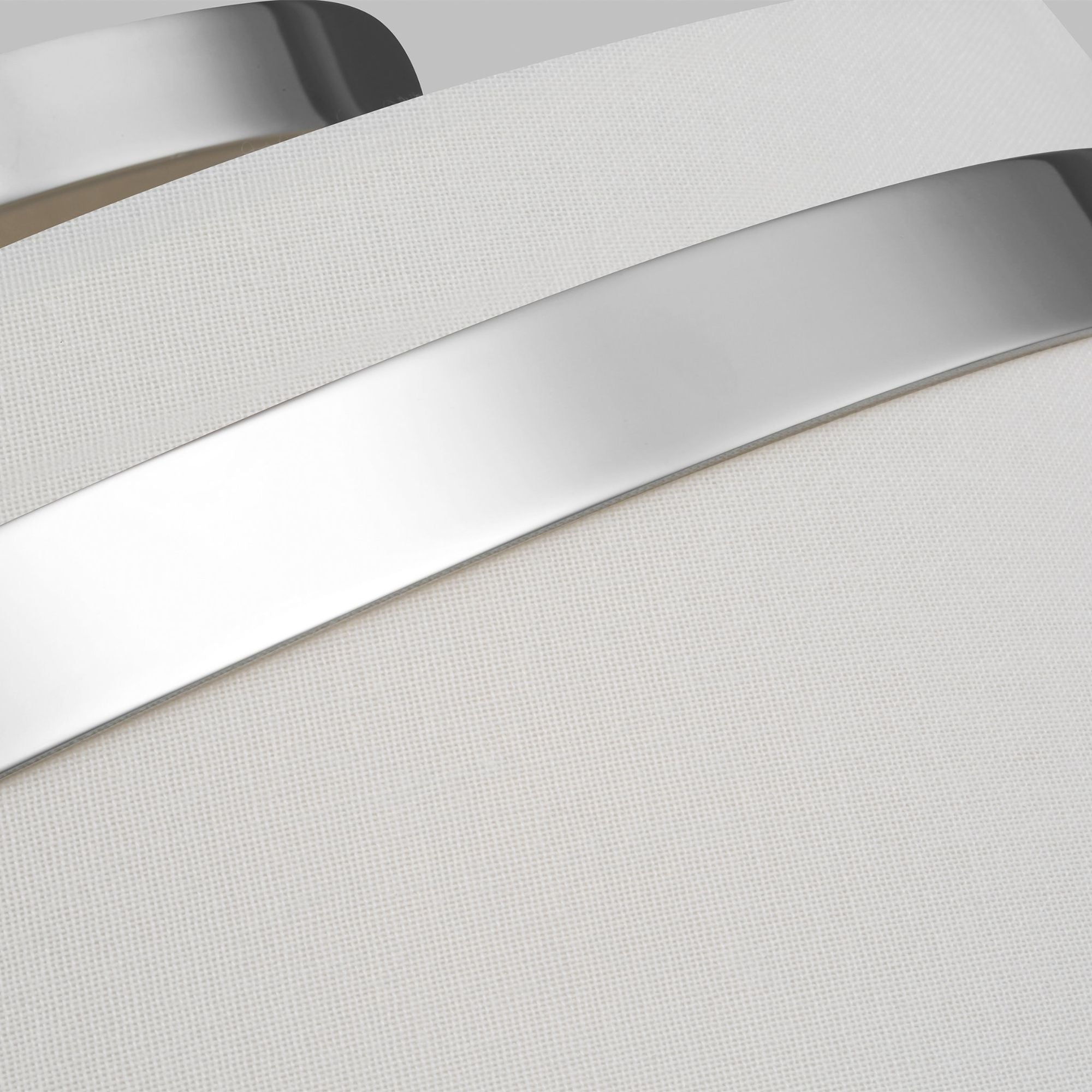 Alexa Hampton Cordtlandt Large Semi-Flush Mount in Polished Nickel