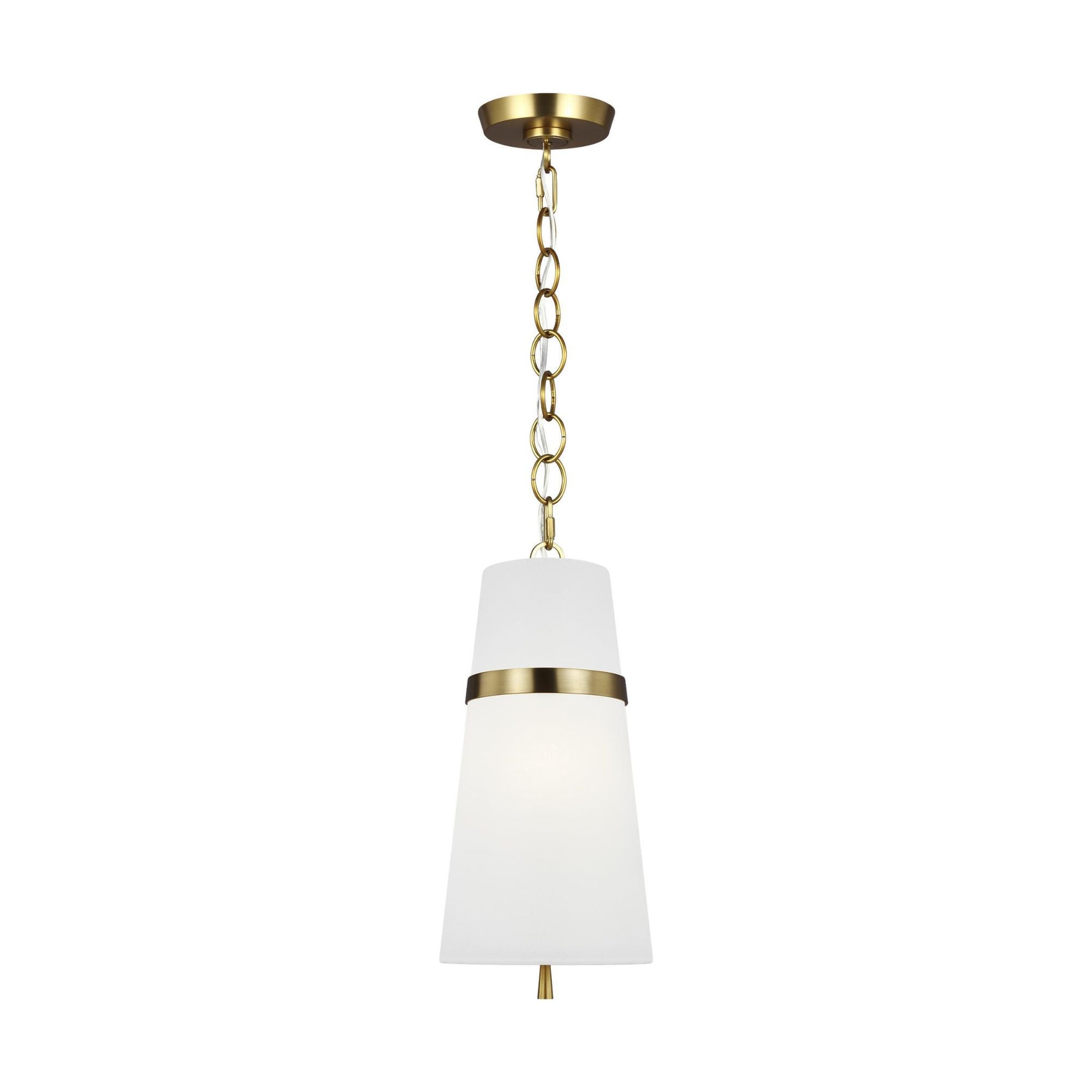 Alexa Hampton Cordtlandt Small Pendant in Burnished Brass