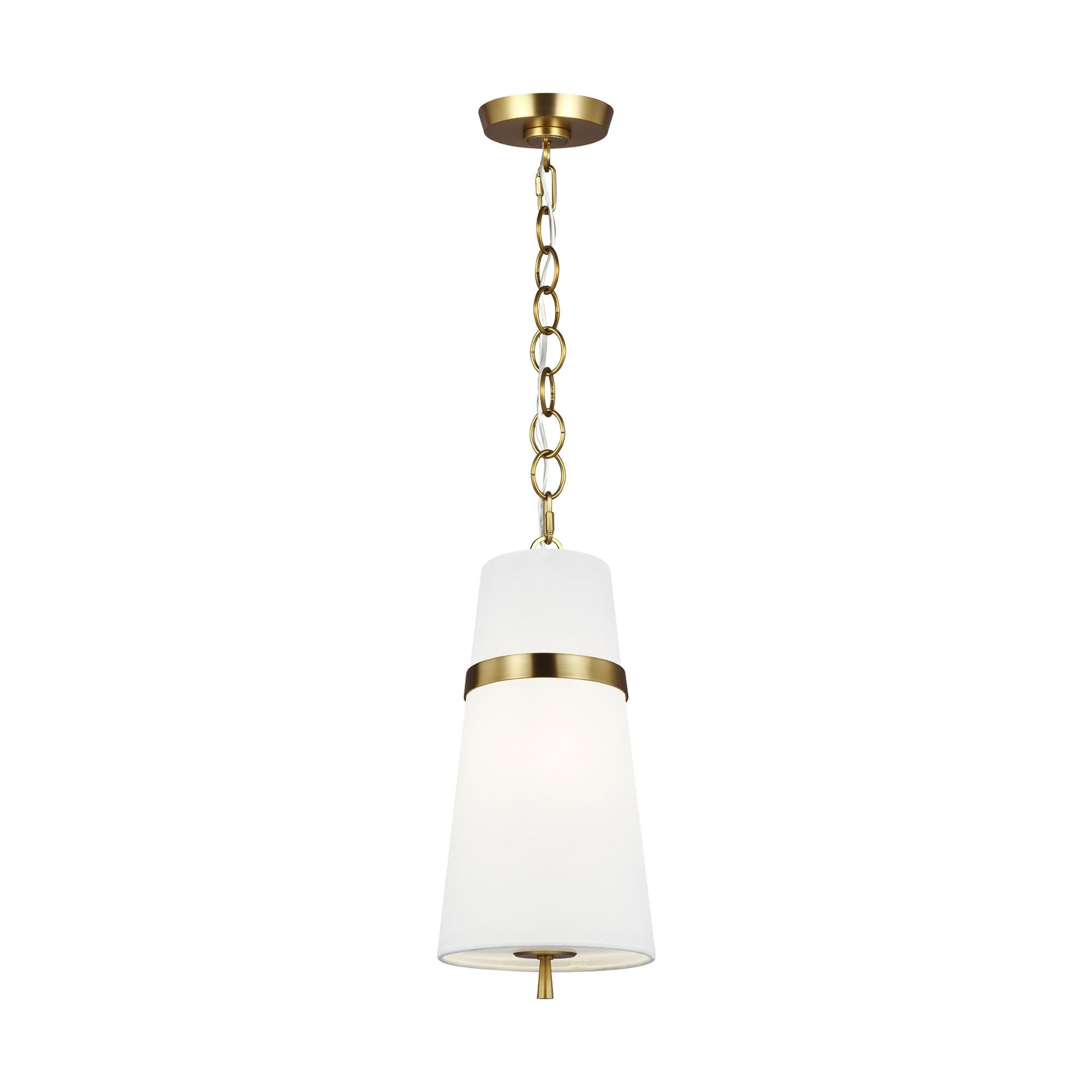 Alexa Hampton Cordtlandt Small Pendant in Burnished Brass