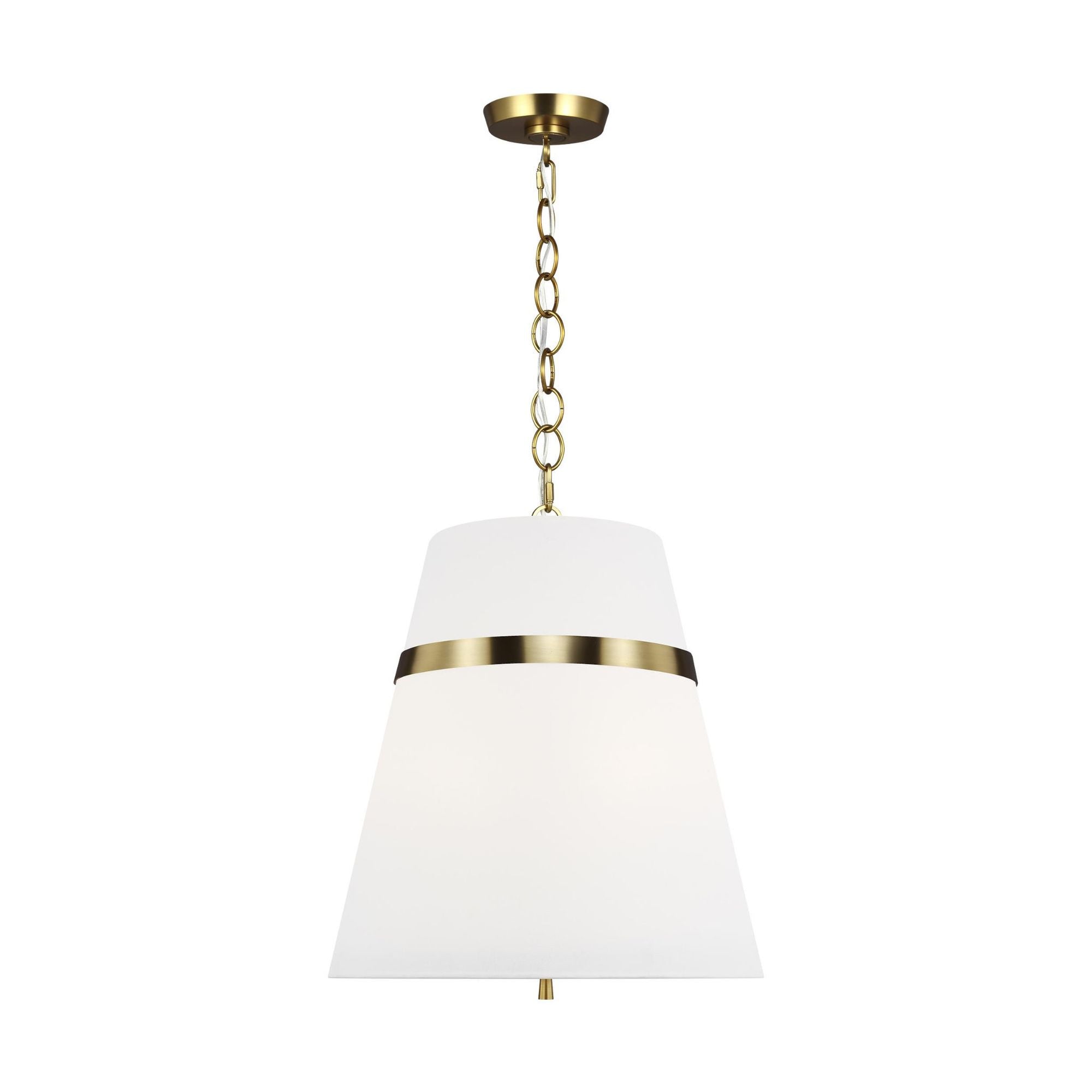 Alexa Hampton Cordtlandt Large Pendant in Burnished Brass