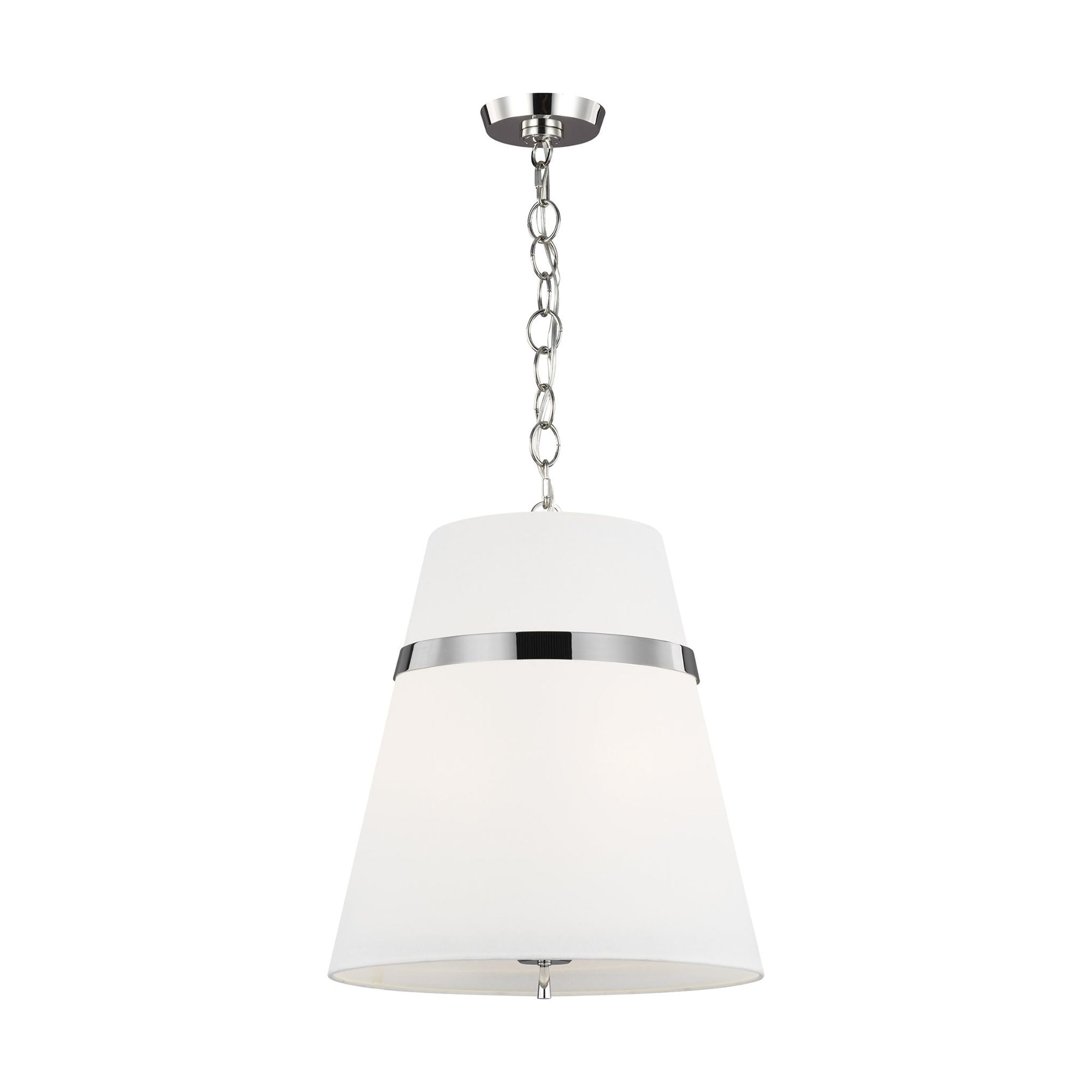 Alexa Hampton Cordtlandt Large Pendant in Polished Nickel