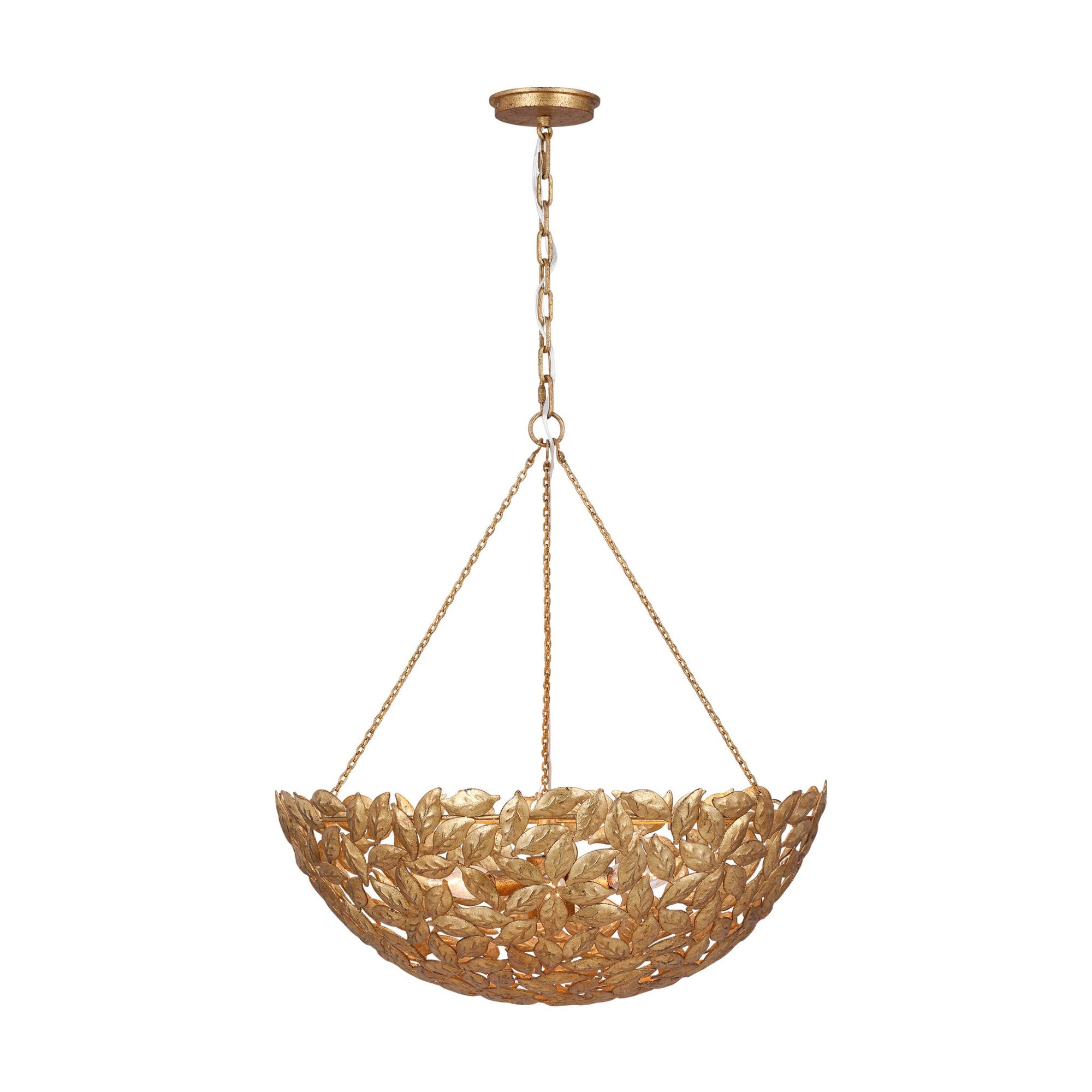 Alexa Hampton Kelan Large Pendant in Antique Gild