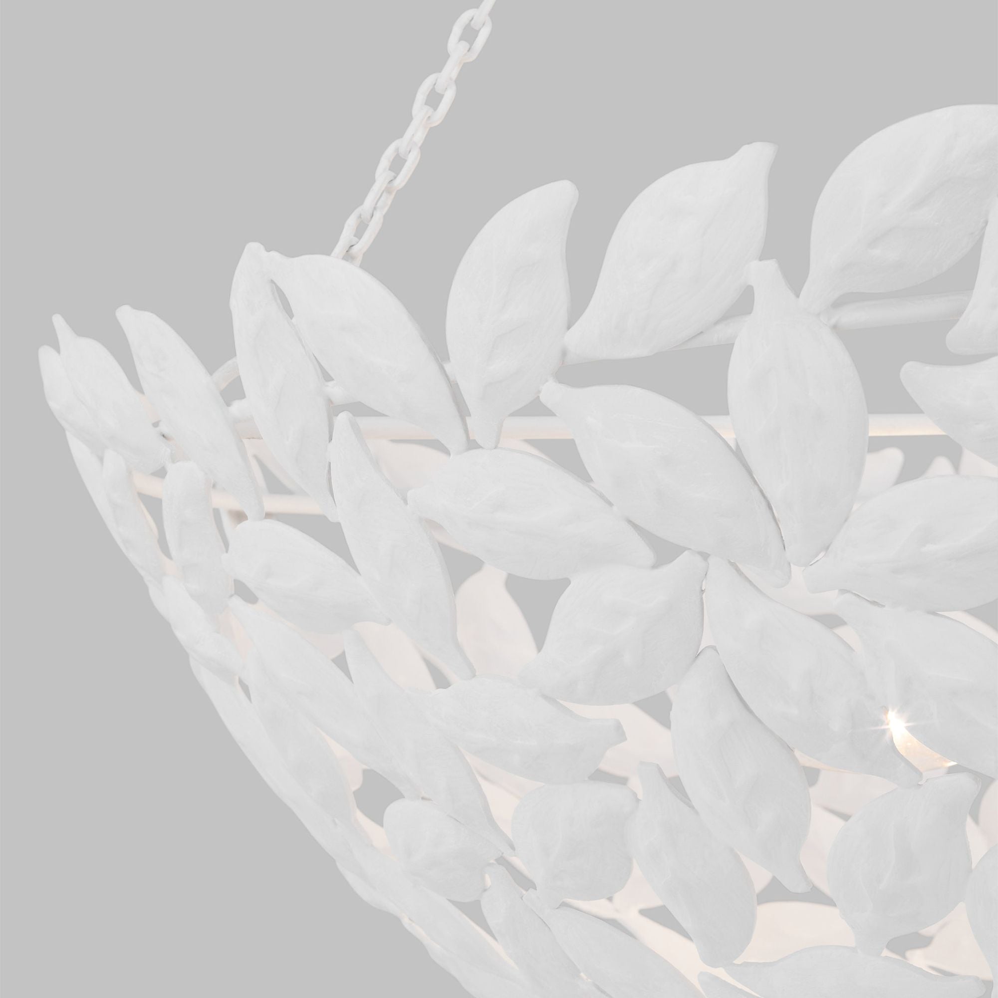 Alexa Hampton Kelan Large Pendant in Textured White