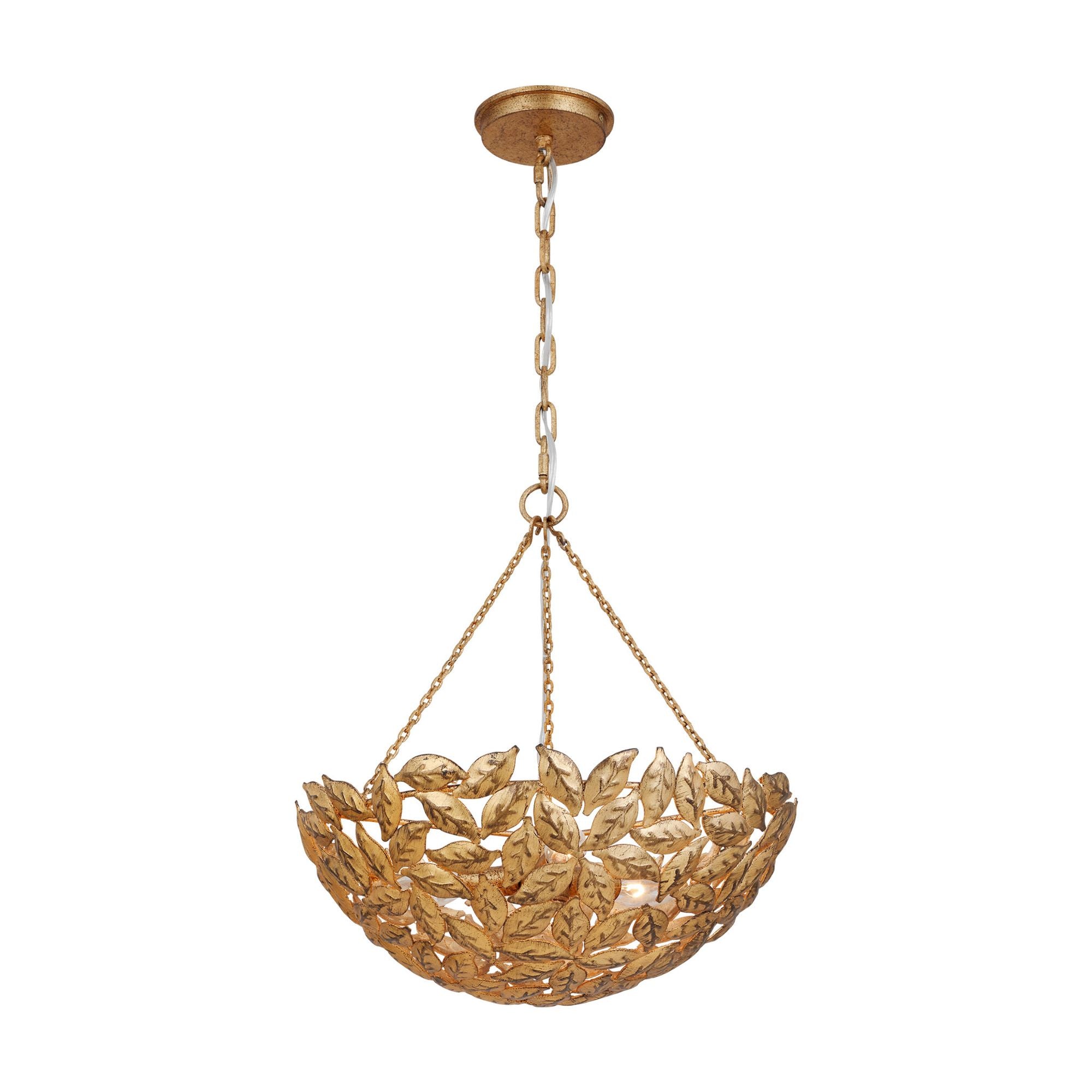 Alexa Hampton Kelan Small Pendant in Antique Gild