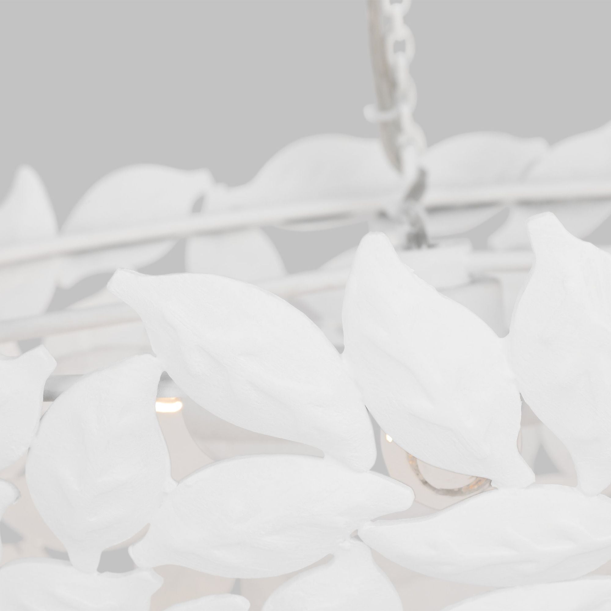 Alexa Hampton Kelan Small Pendant in Textured White