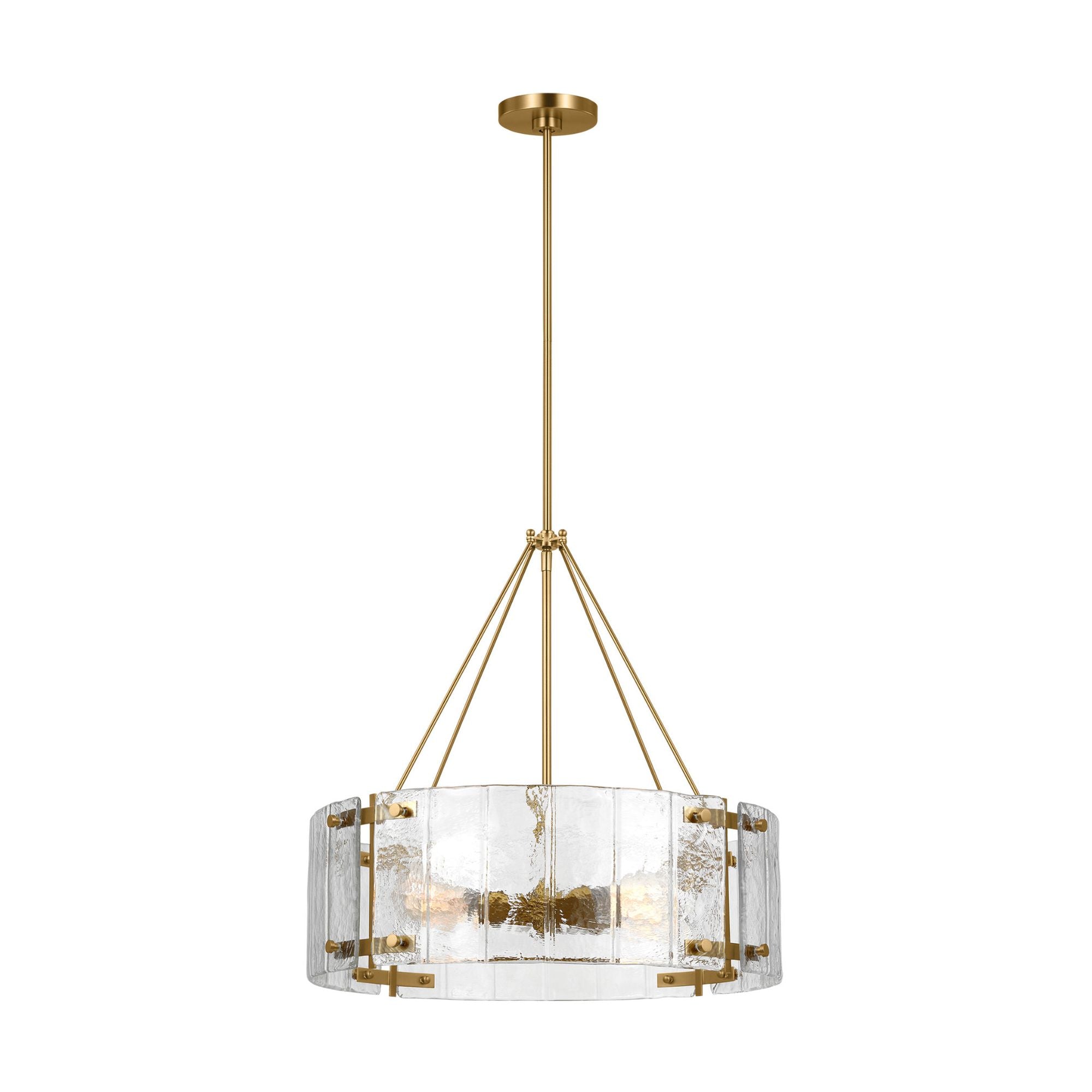 Alexa Hampton Calvert Medium Chandelier in Burnished Brass