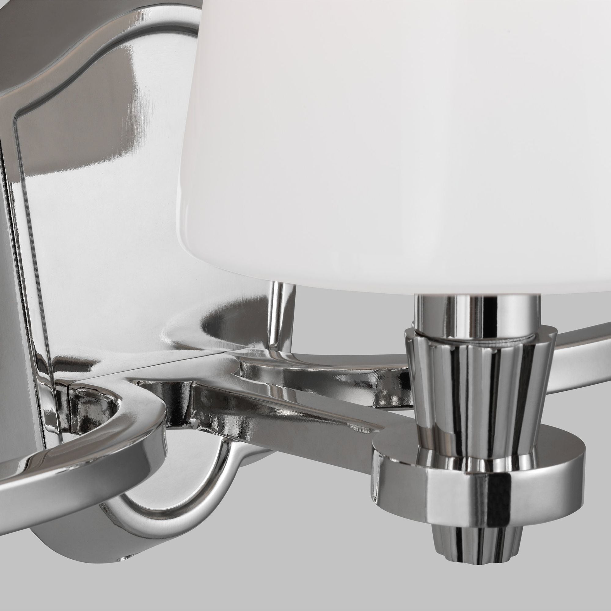 Alexa Hampton Paisley Three Light Vanity in Polished Nickel