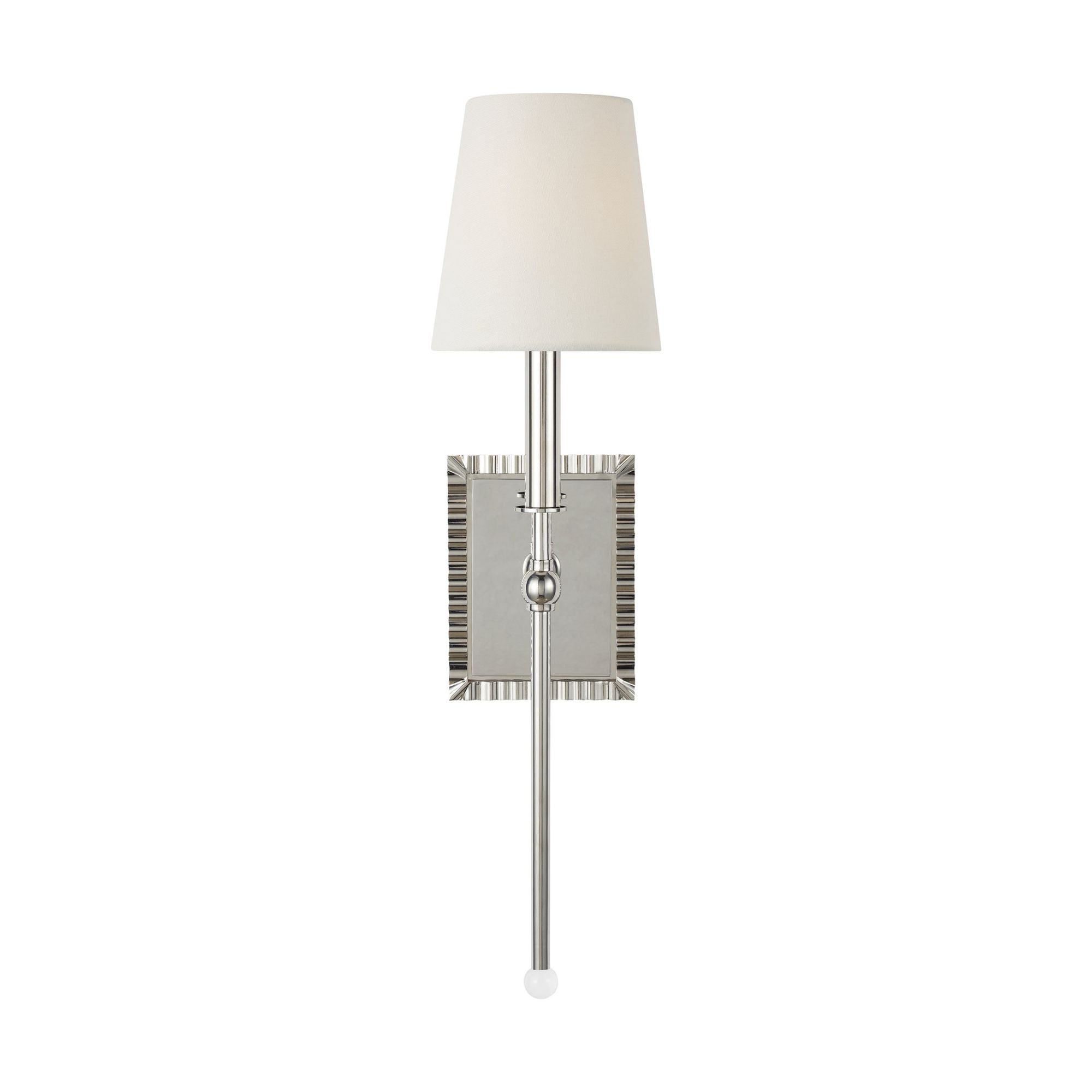 Alexa Hampton Baxley Sconce in Polished Nickel