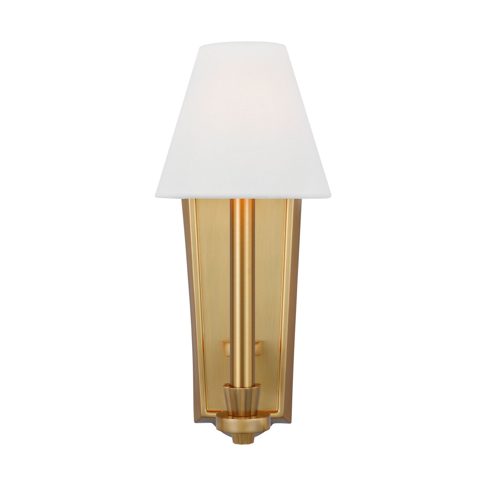 Alexa Hampton Paisley Tall Sconce in Burnished Brass