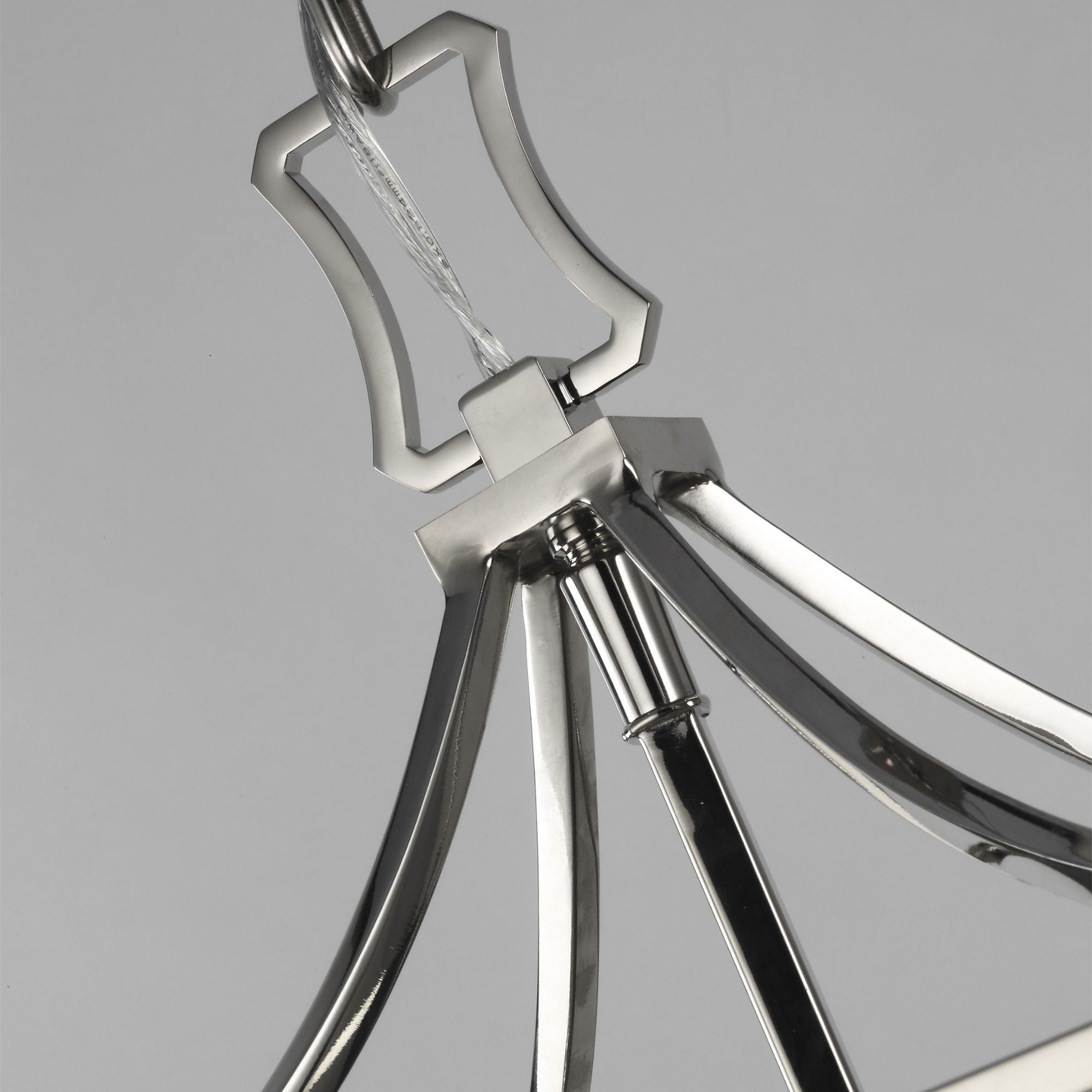 Chapman & Myers Southold Small Lantern in Polished Nickel