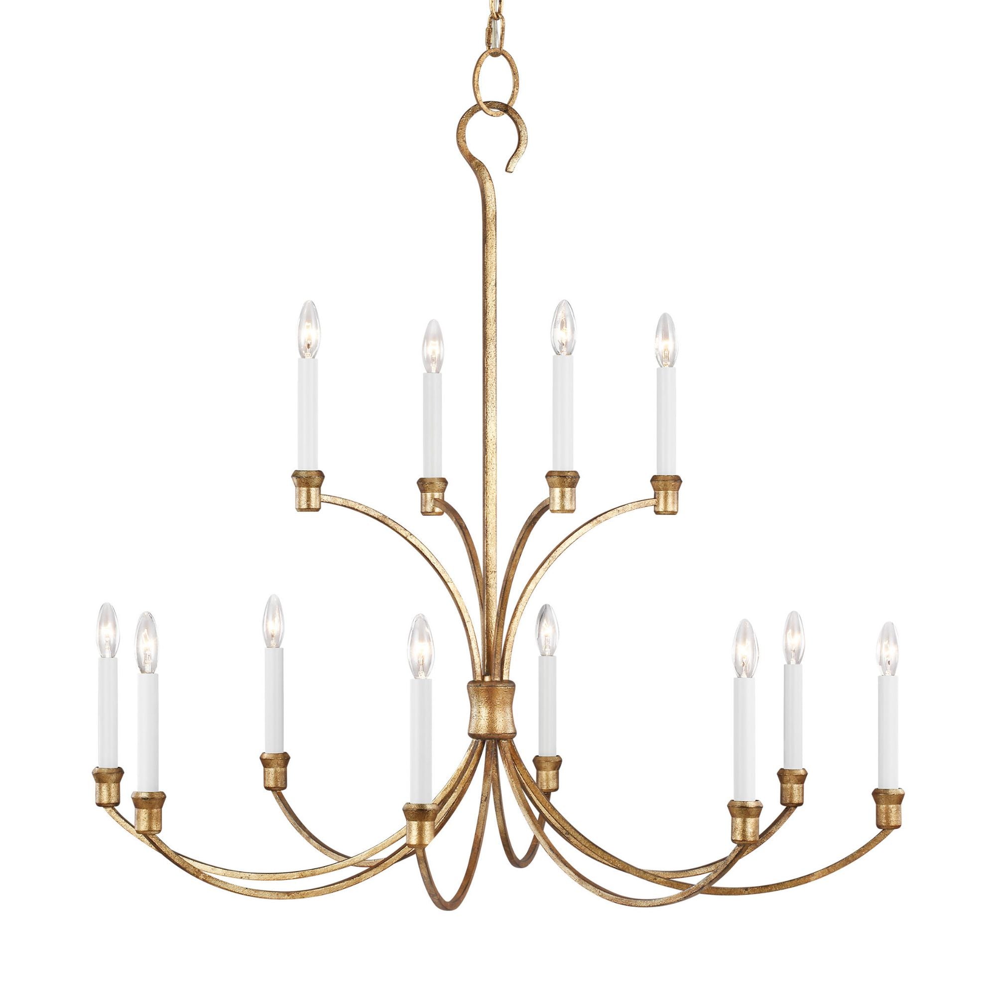 Chapman & Myers Westerly Large Chandelier in Antique Gild