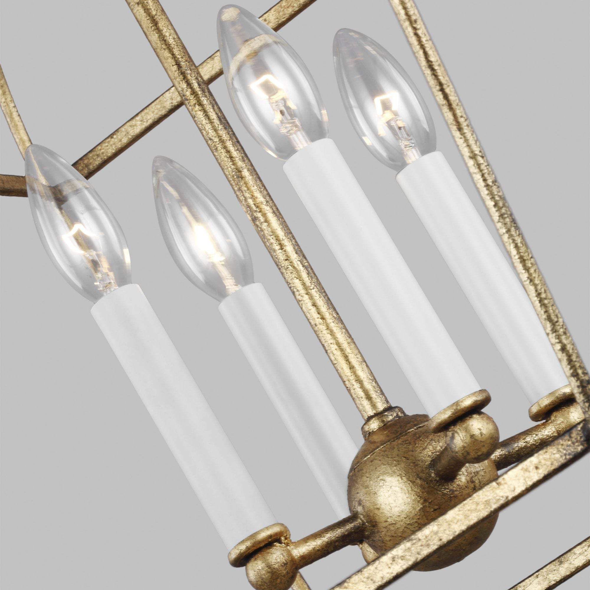 Chapman & Myers Stonington Small Lantern in Antique Gild