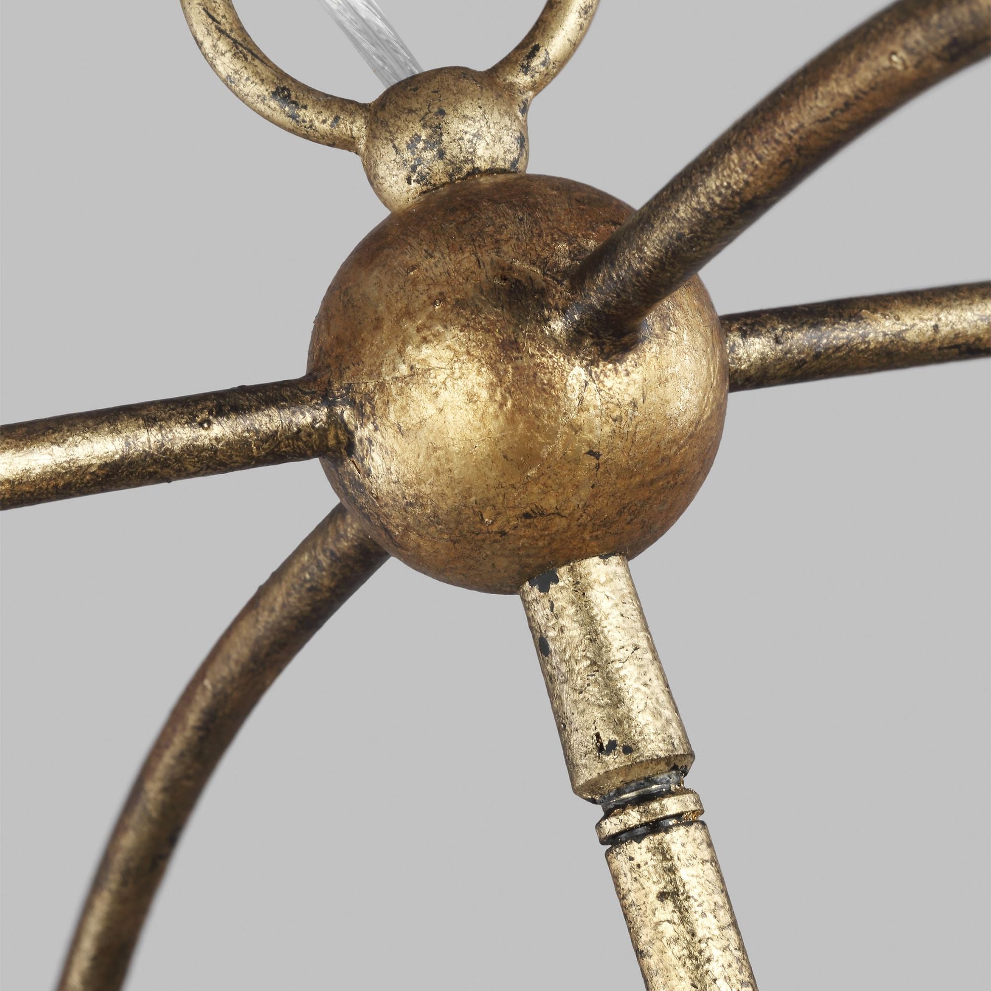 Chapman & Myers Stonington Medium Lantern in Antique Gild