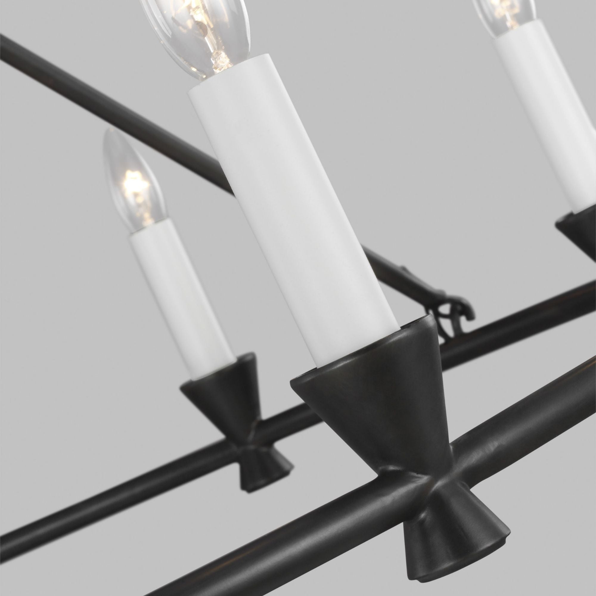 Chapman & Myers Keystone Medium Chandelier in Aged Iron