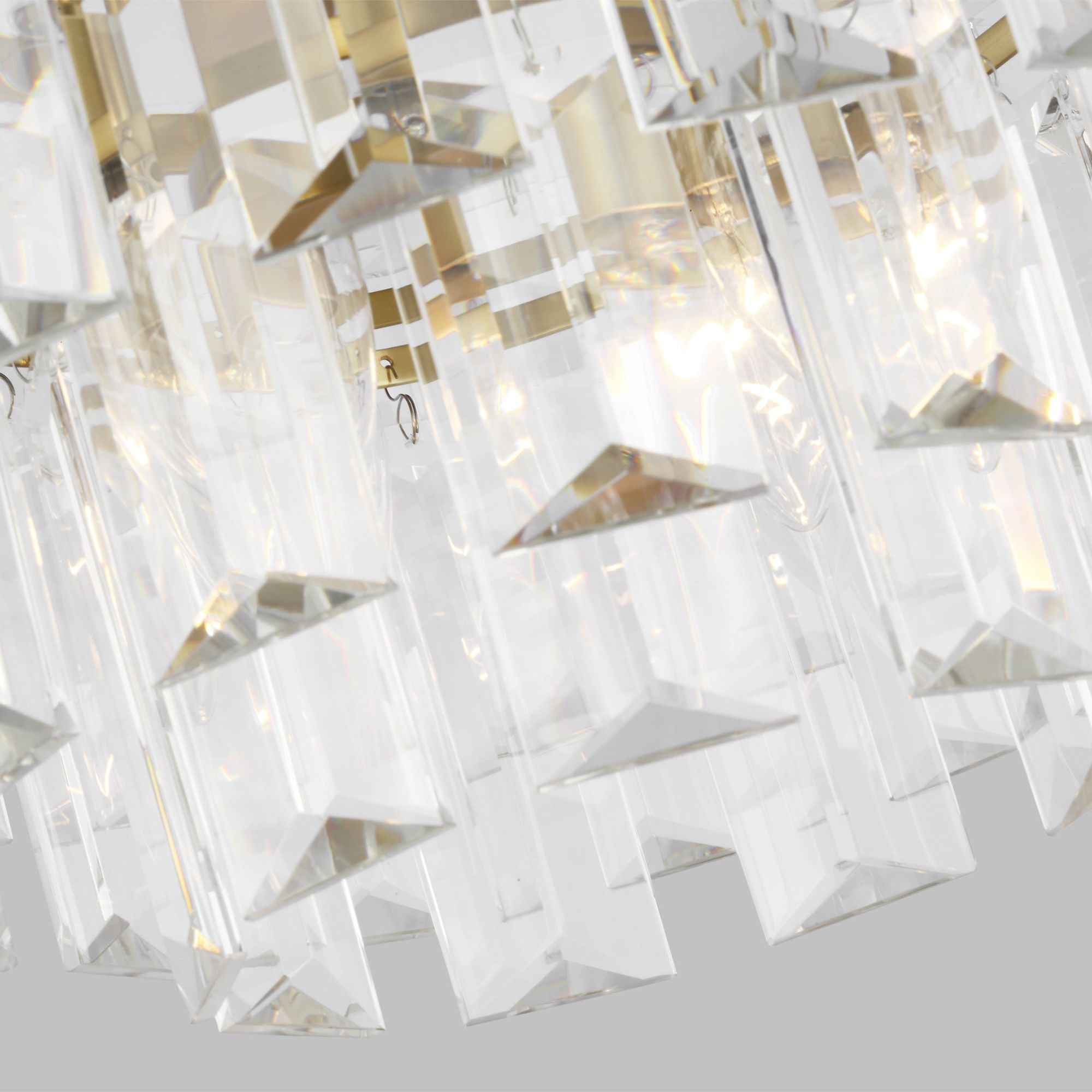 Chapman & Myers Arden Small Chandelier in Burnished Brass