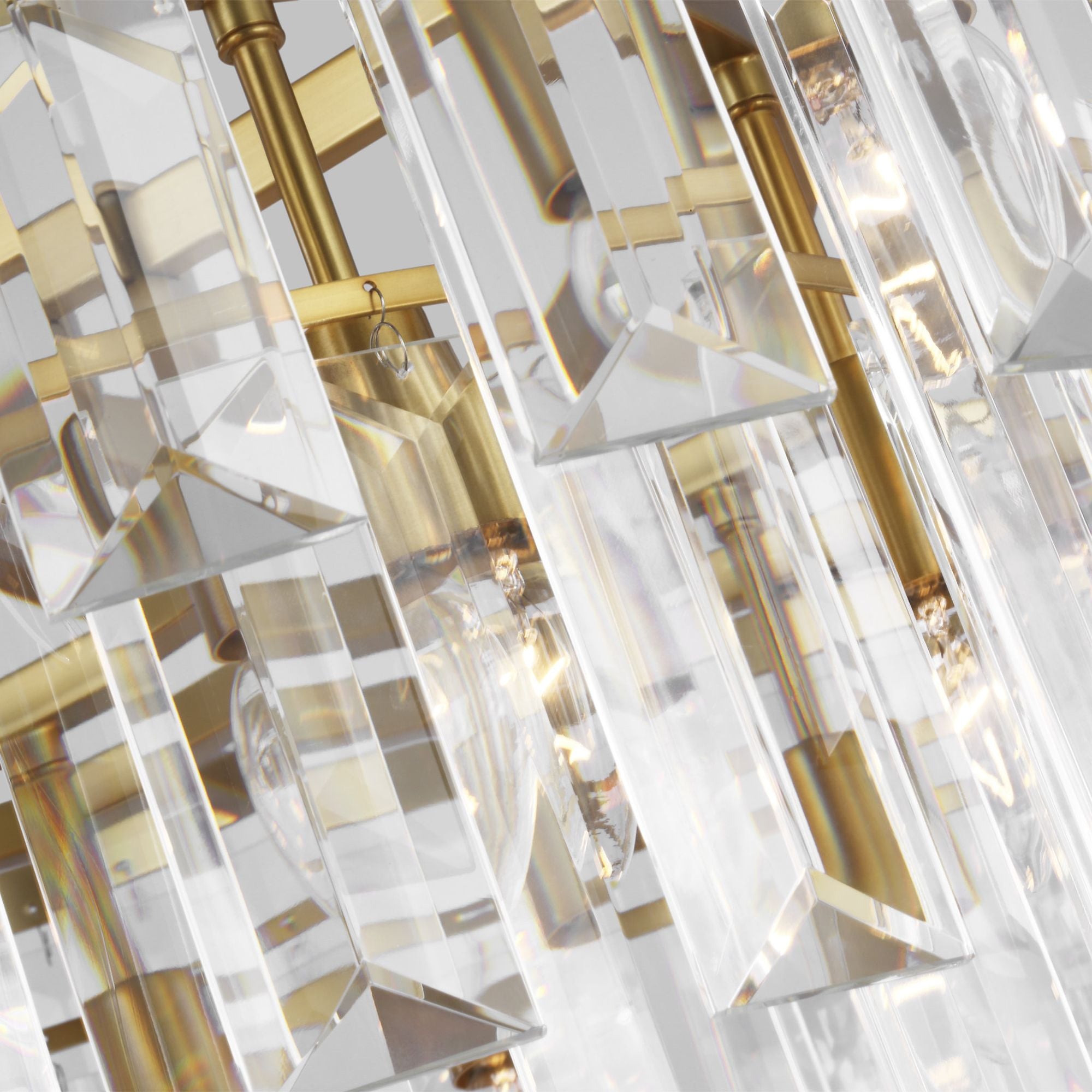 Chapman & Myers Arden Large Chandelier in Burnished Brass