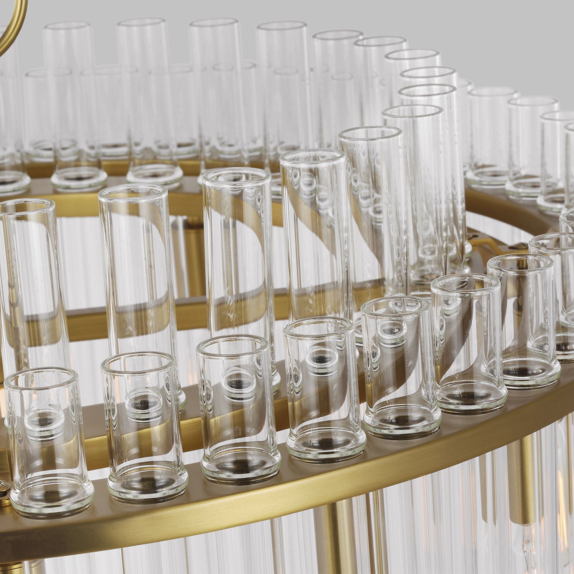 Chapman & Myers Beckett Medium Chandelier in Burnished Brass