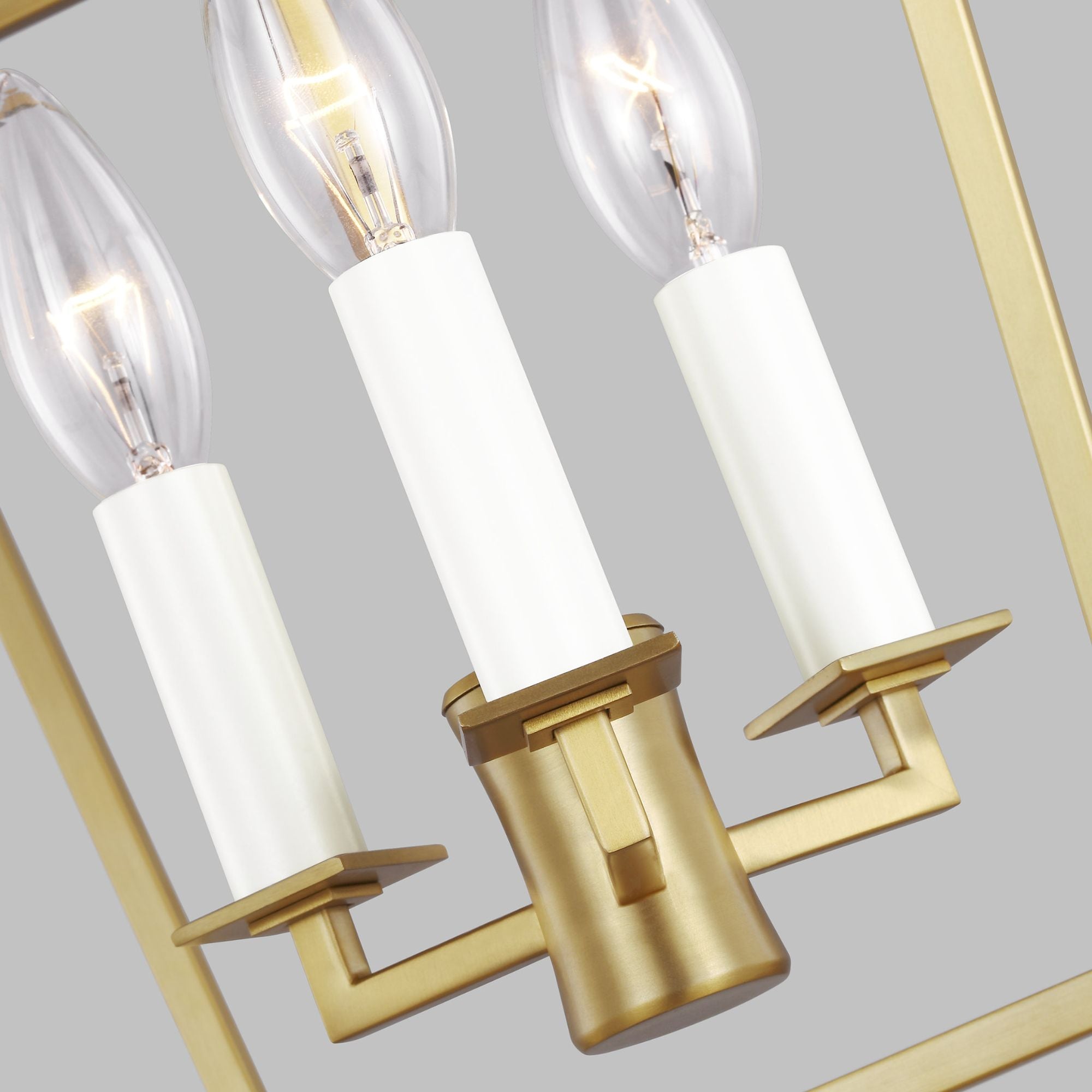 Chapman & Myers Southold Mini Lantern in Burnished Brass